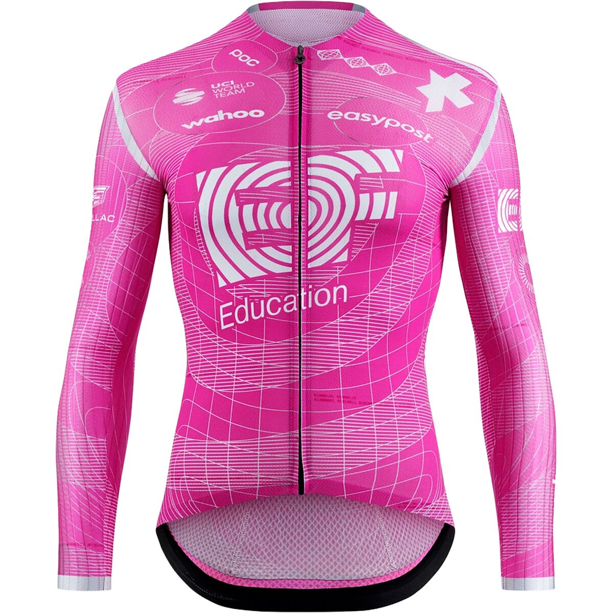 Image of Assos Mille GT S11 EVO Team EF Long-Sleeve Jersey - Men's EF Pink, XL