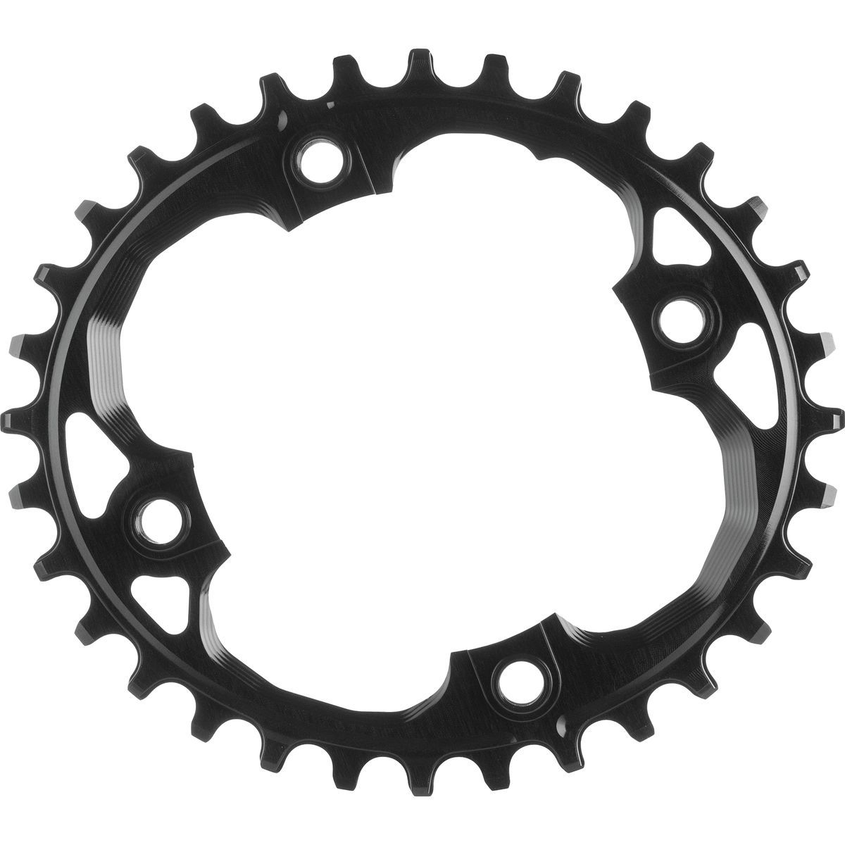 Image of absoluteBLACK SRAM Oval Traction Chainring Black/94 BCD, 34t/Threaded