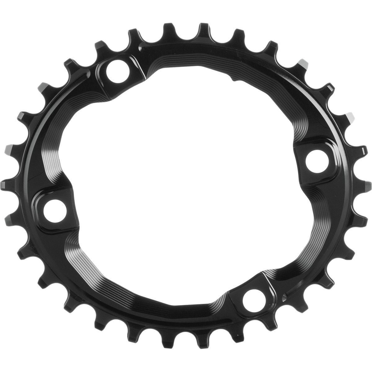 Image of absoluteBLACK Shimano Oval Traction Chainring Black/96 BCD (M8000 XT), 36t