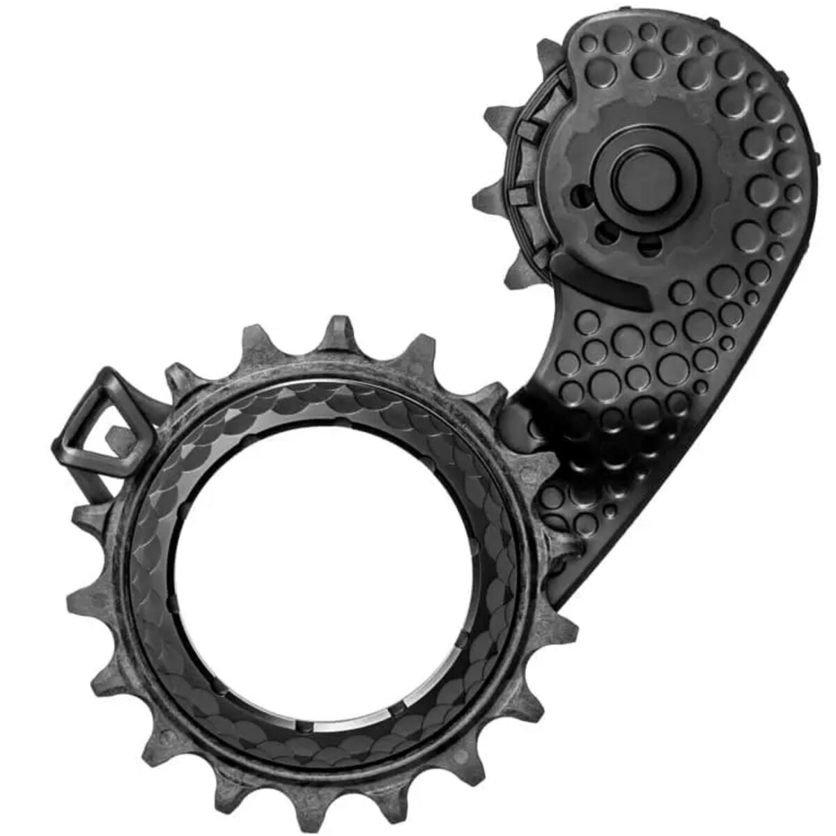 Image of absoluteBLACK HOLLOWcage Oversized Derailleur Pulley Cage for Shimano Black, R9100/R8000