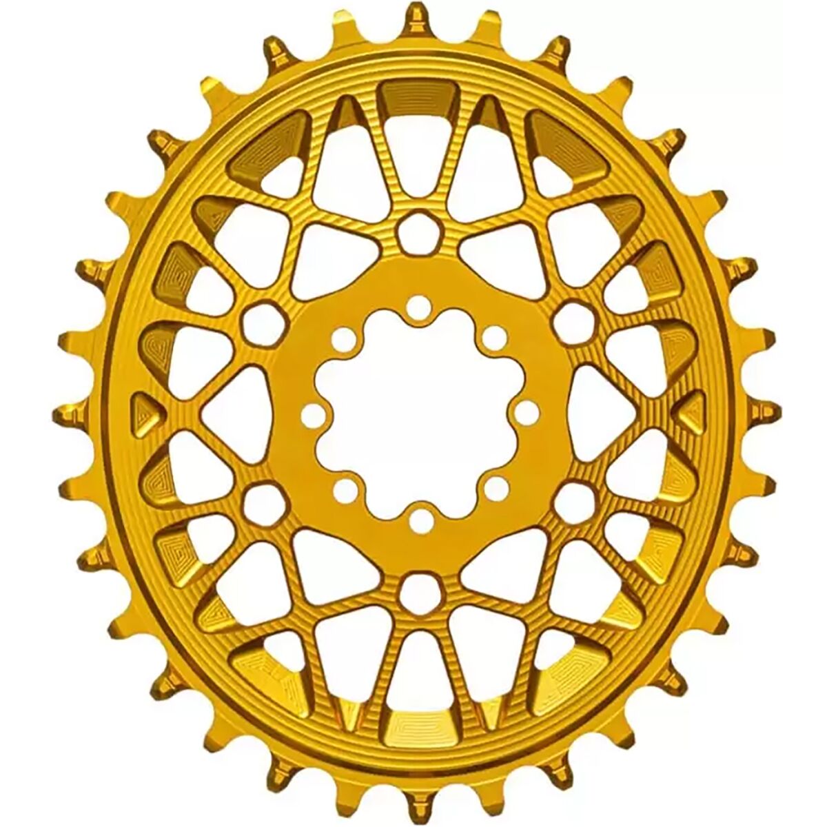 Image of absoluteBLACK Oval SRAM T-Type Chainring Gold, 34t