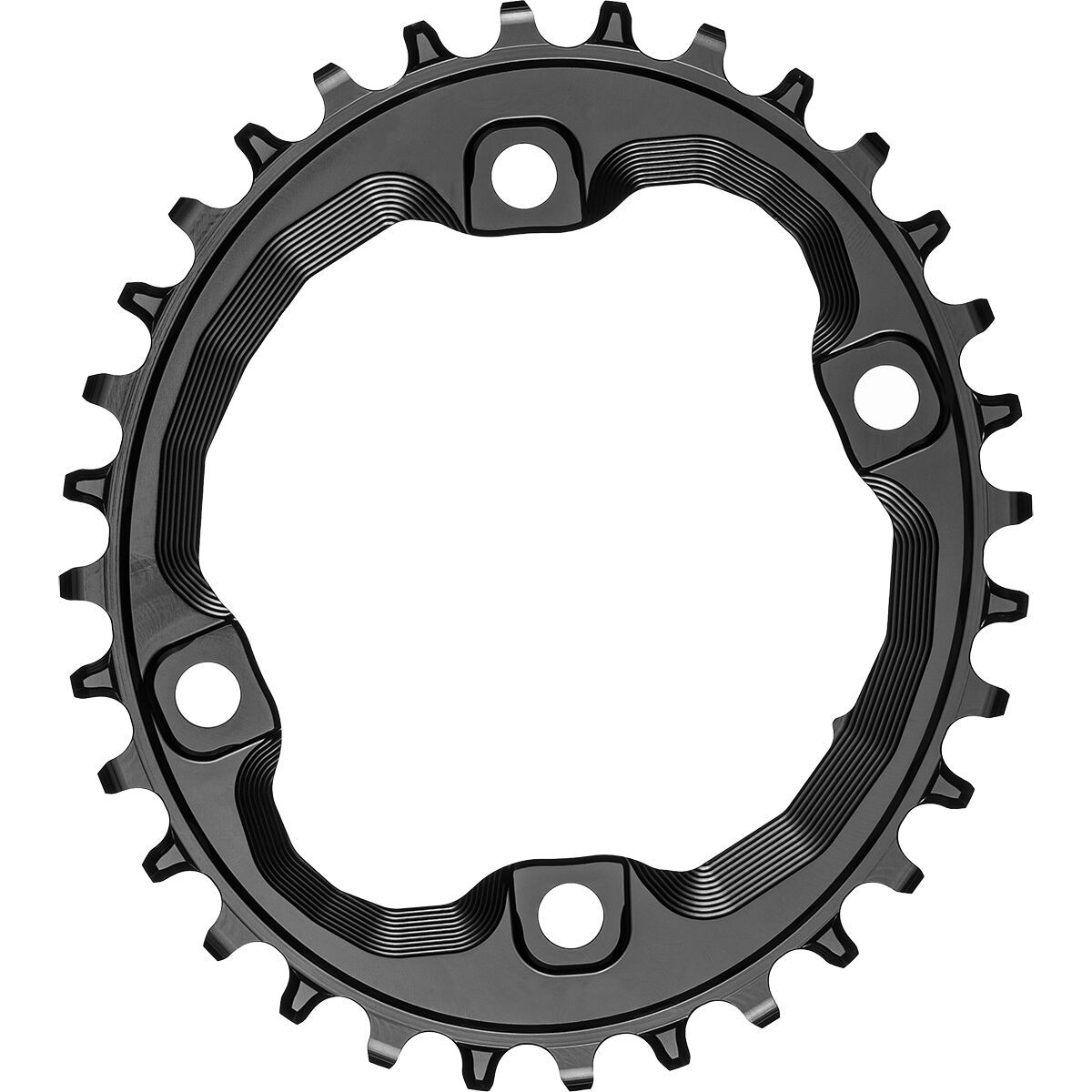 Image of absoluteBLACK XT M8000/MT700 Shimano Chainring Black, 34t + bolts