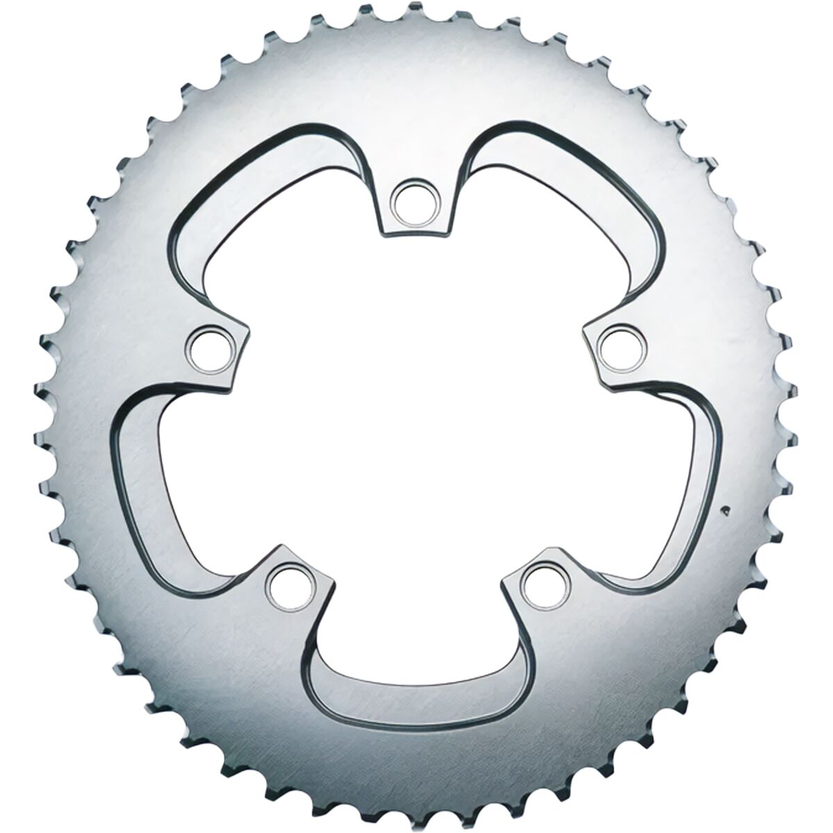 Image of absoluteBLACK Winter Oval Road Chainring Dark Gray, 5x110BCD 52T