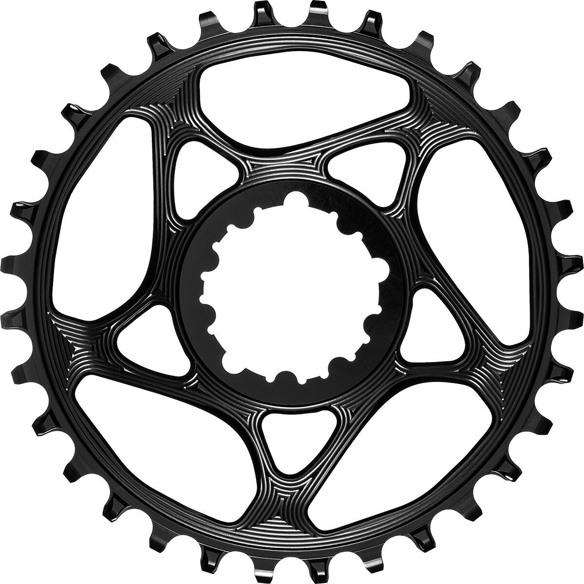 Image of absoluteBLACK SRAM Direct Mount GXP Chainring Black, 30t