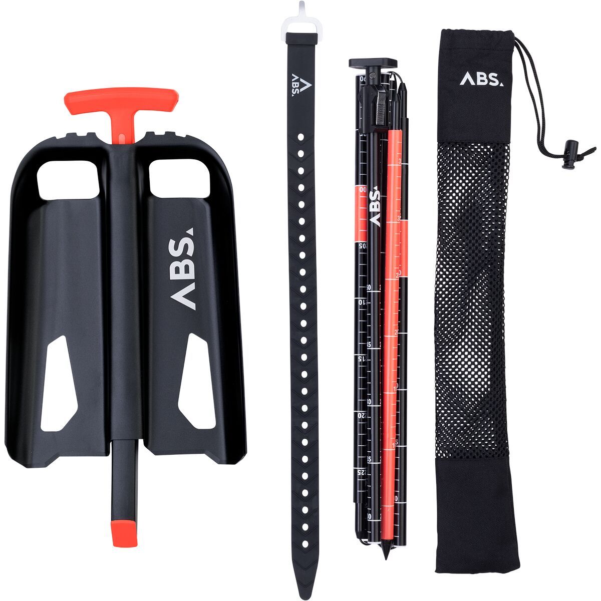 Image of ABS Avalanche Rescue Devices Compact Set + Waterproof First Aid Pouch Dark Slate, One Size
