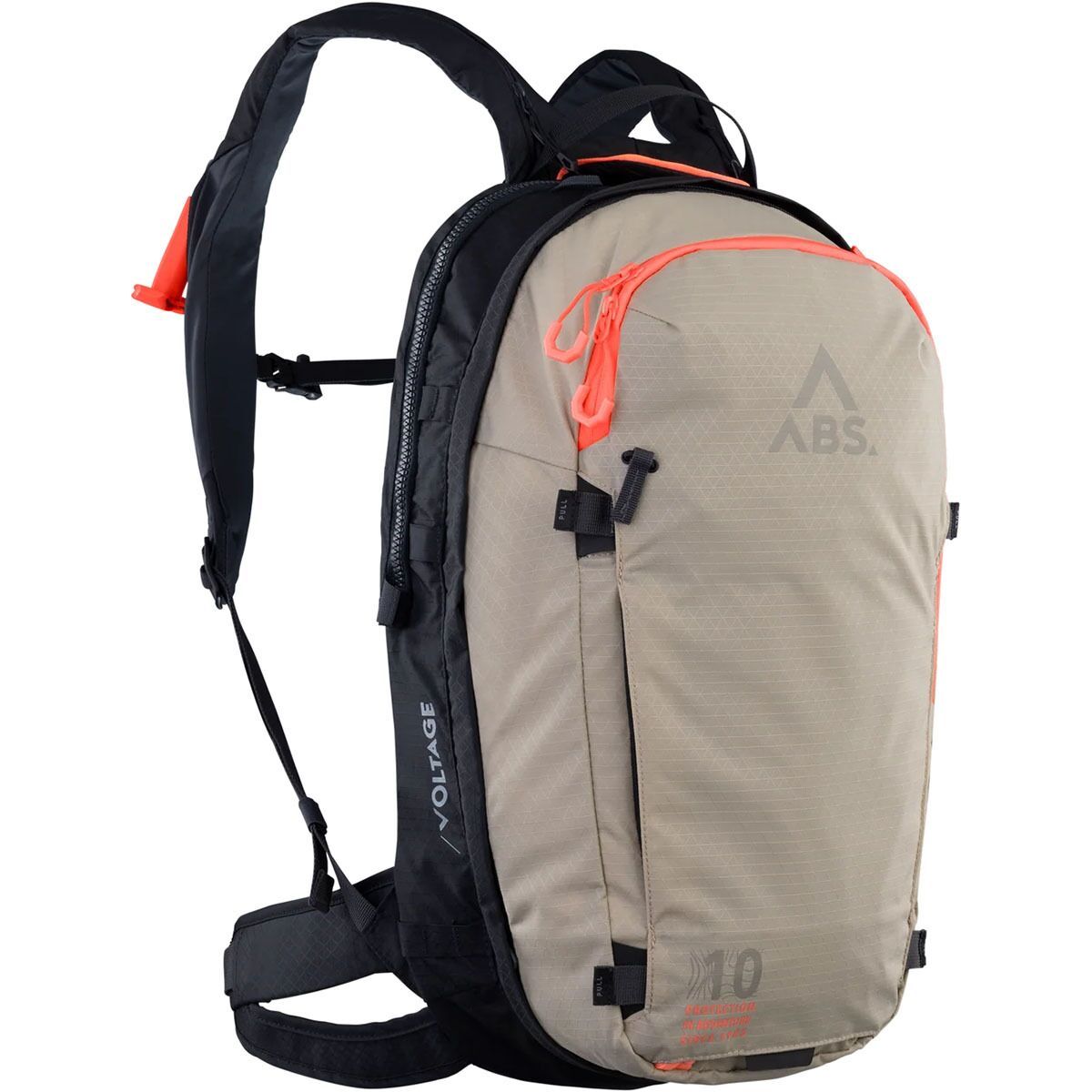 ABS Avalanche Rescue Devices Voltage Set Alpride E2 10L Pack Sand Stone, L/XL