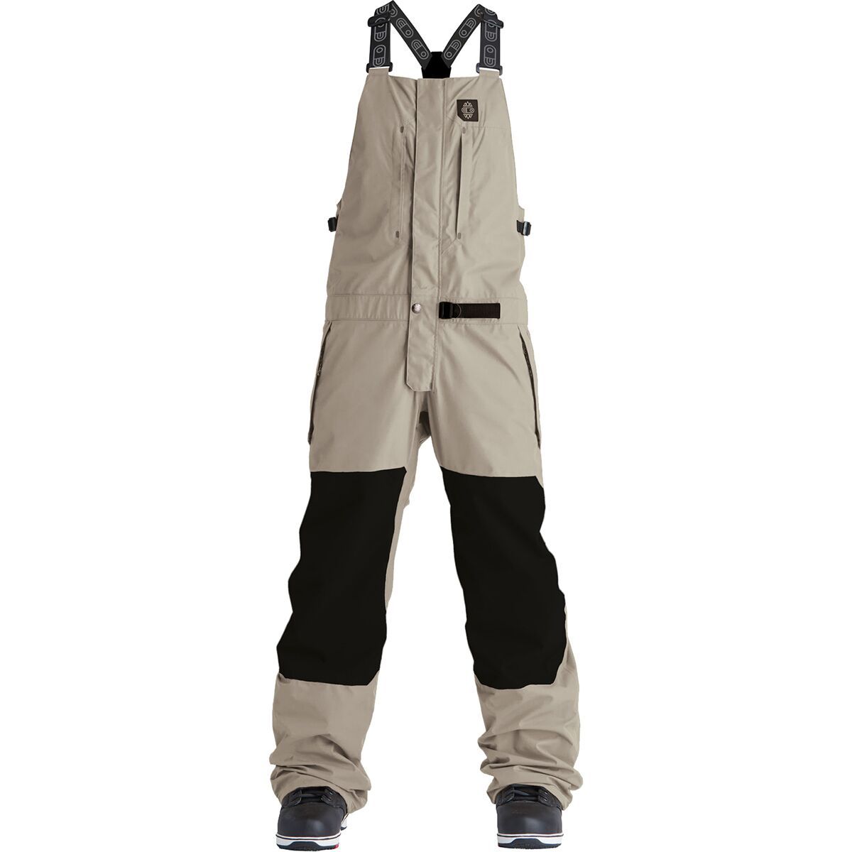 Pre-owned Airblaster Beast Bib Pant - Men's In Chinchilla