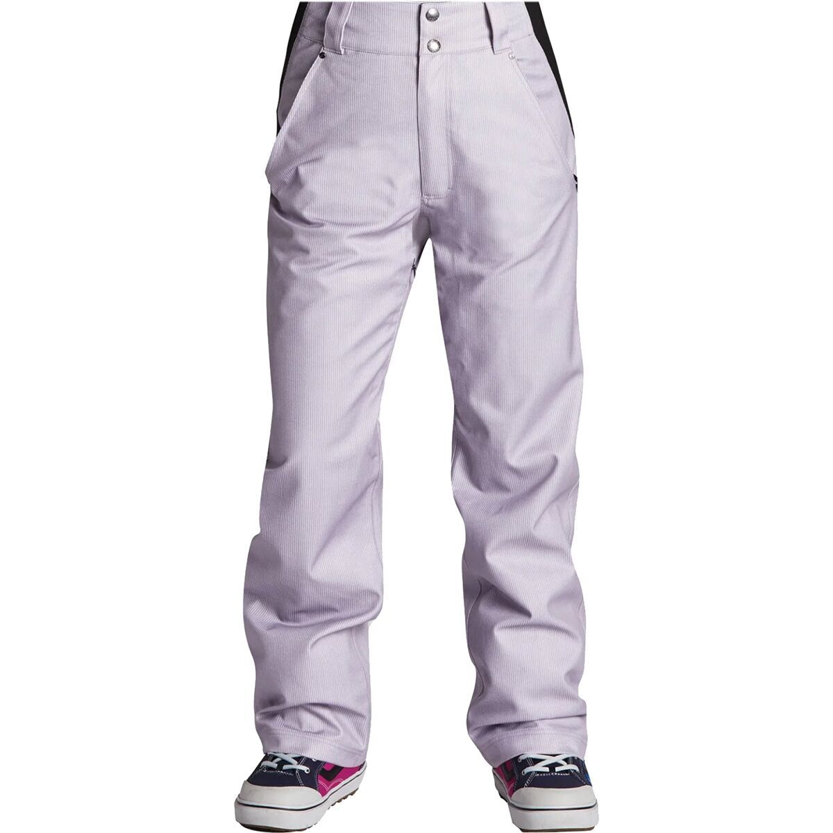 Image of Airblaster High Waisted Trouser Pant - Women's Dark Lavender Cord Stripe, L