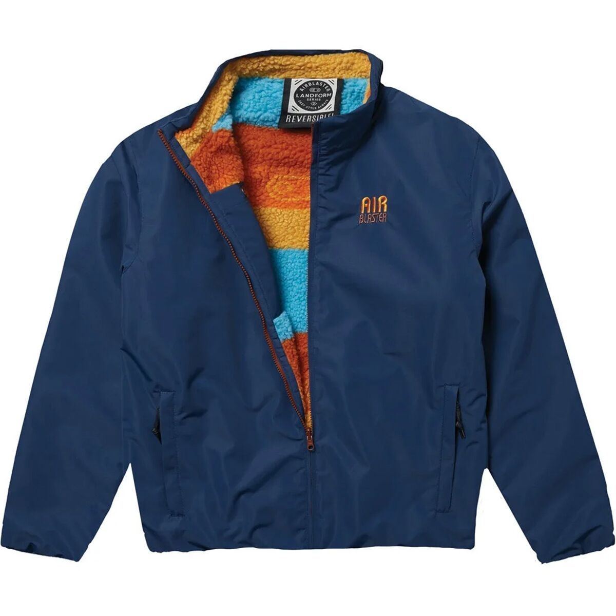 Image of Airblaster Double Puff Jacket - Men's Dark Navy/Bluebird, XL