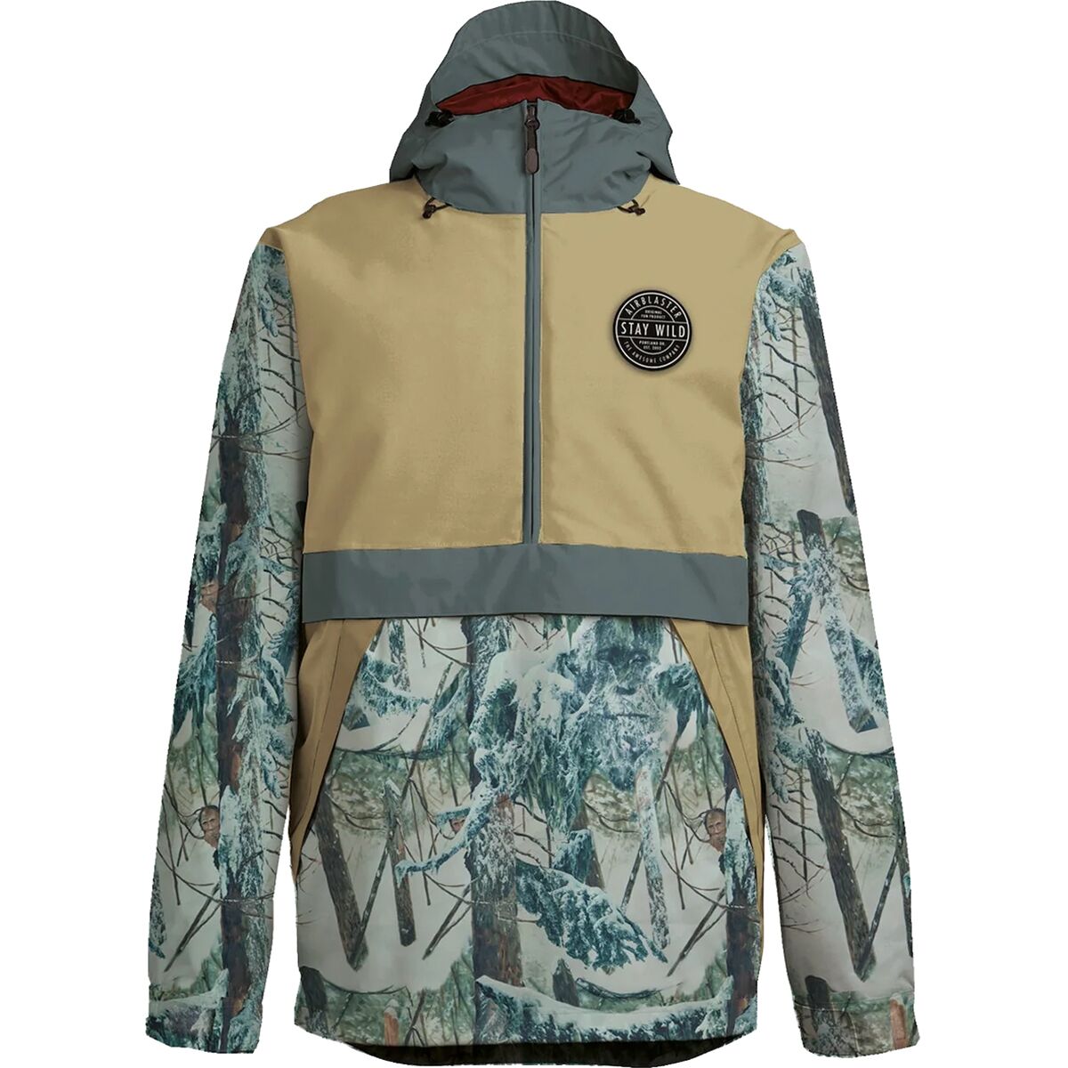 Airblaster Airblaster Trenchover Jacket - Men's Green Yetiflage, S