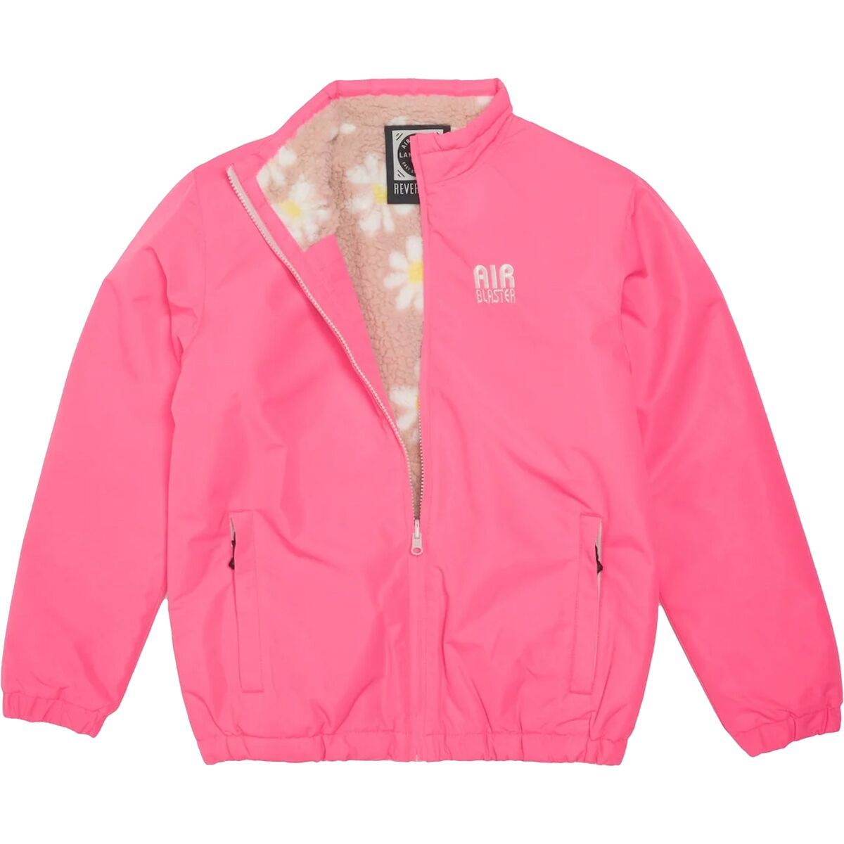 Image of Airblaster Double Puffling Jacket - Kids' Blush Big Daisy, L