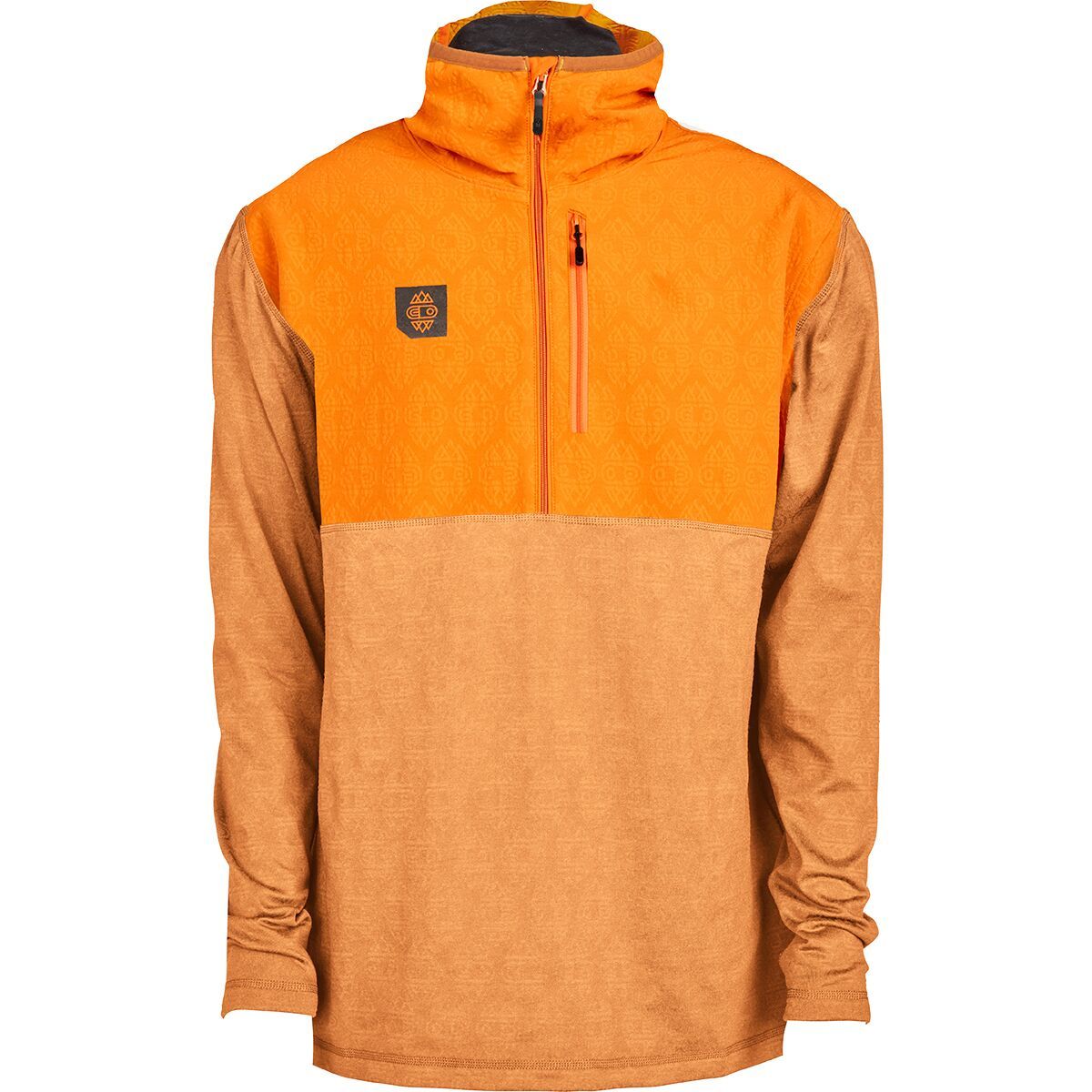 Image of Airblaster Quickstrike 1/4-Zip Jacket - Men's Orange, M