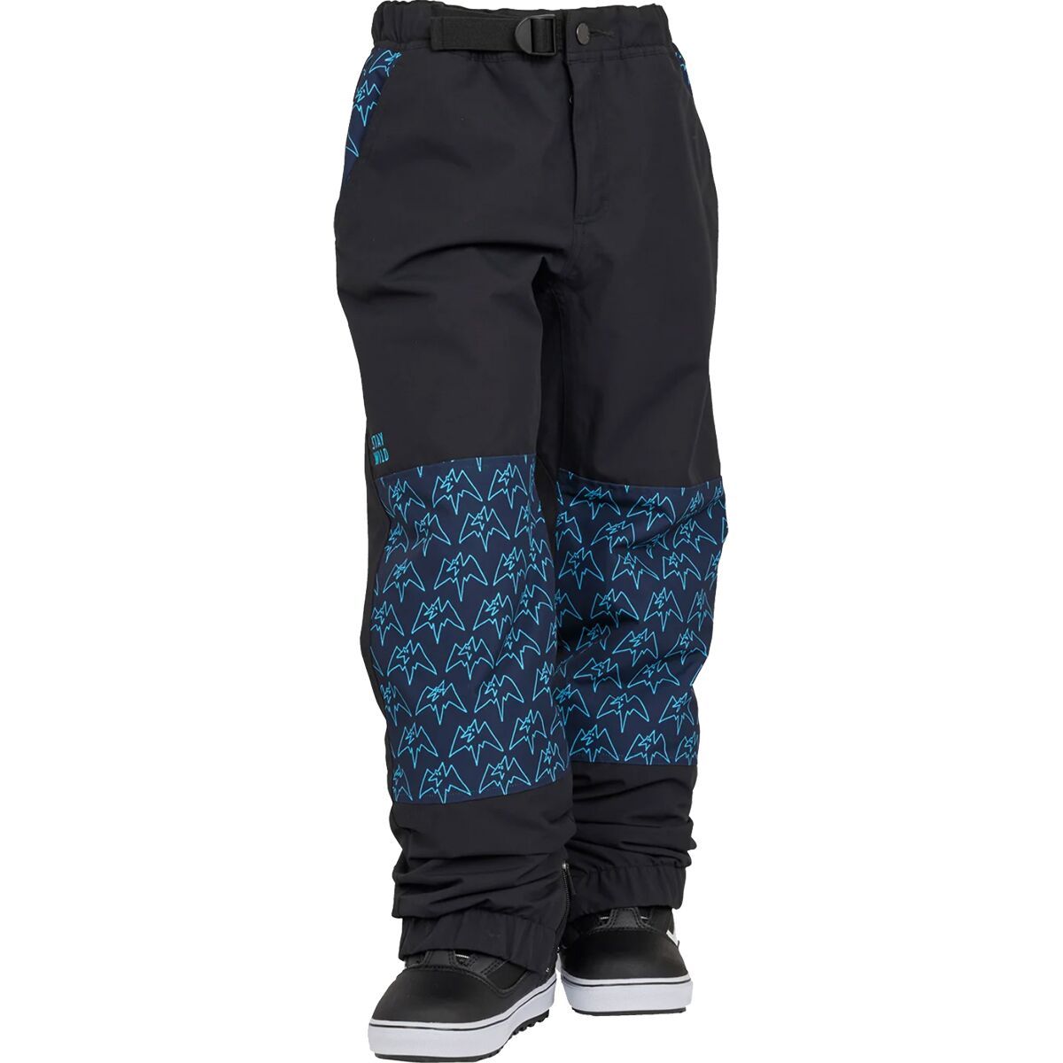 Image of Airblaster Boss Pant - Kids' Black/Bluebird Terry, M