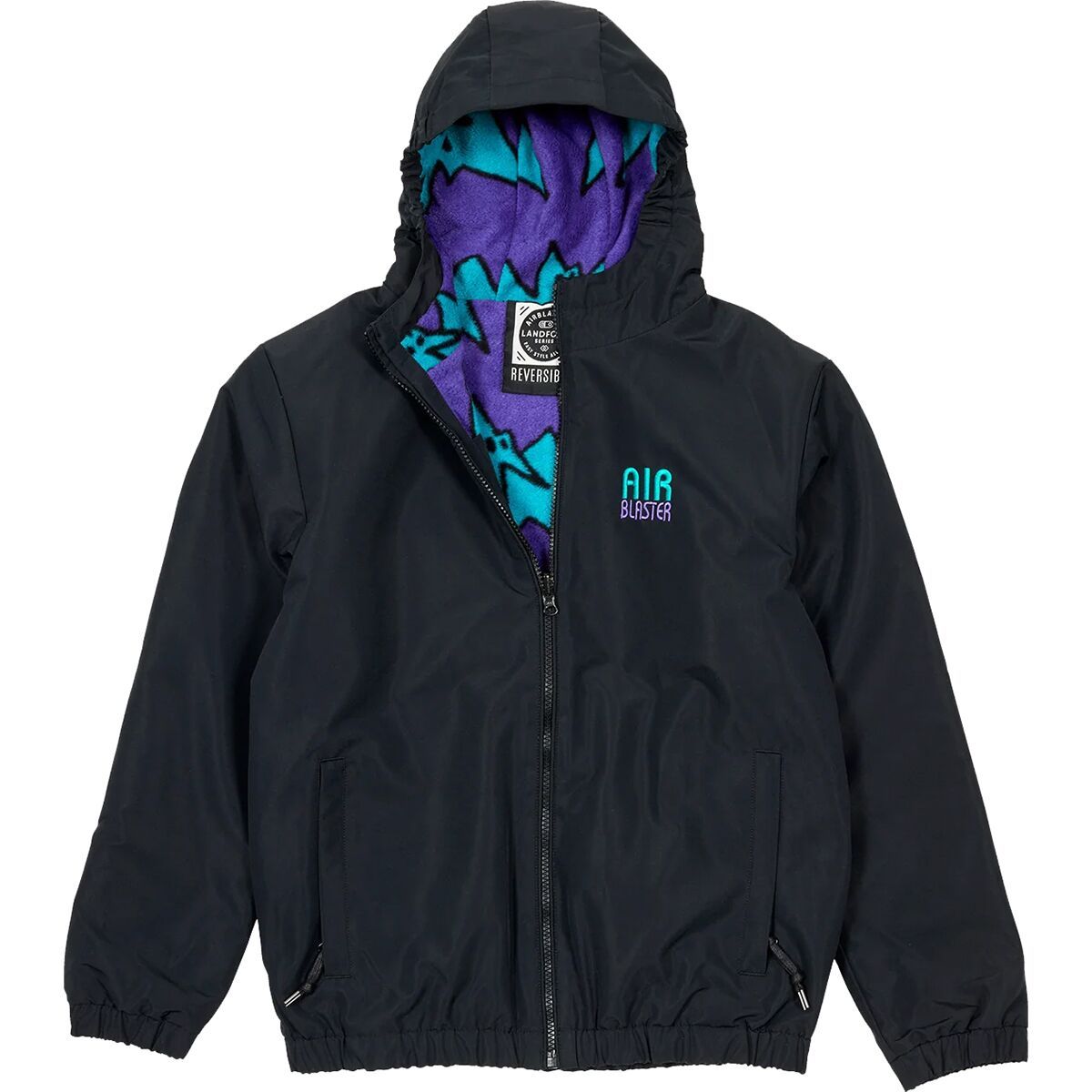 Airblaster Double Puffling Jacket - Kids' Big Terry Purps, M