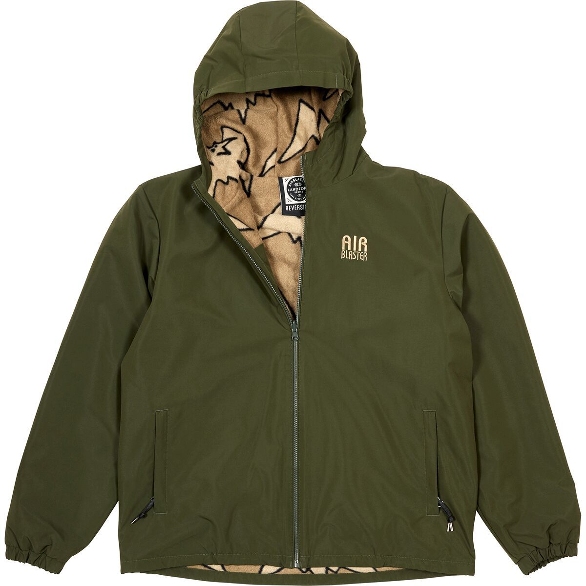 Airblaster Double Puffling Jacket - Kids' Tan Big Terry, M