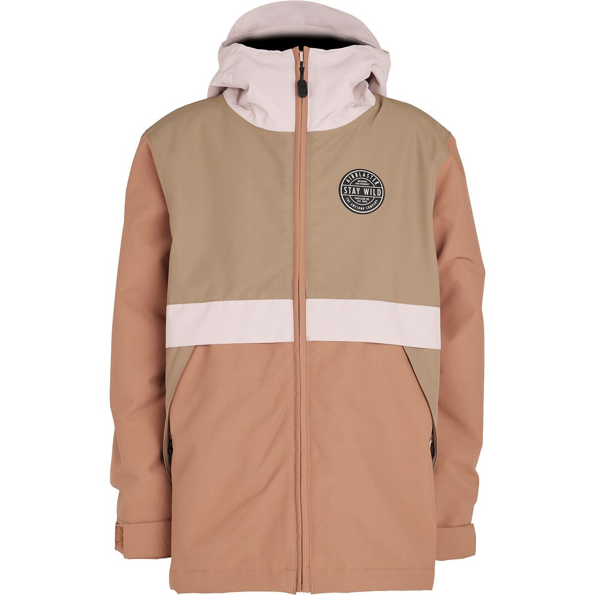 Image of Airblaster Trencher Full-Zip Jacket - Kids' Mocha, L