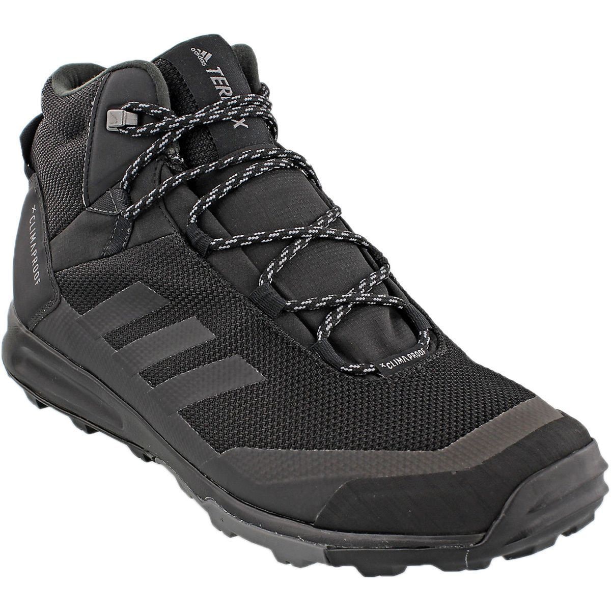 Mens adidas S80935 Terrex Tivid Mid Climaproof Outdoor Hiking BLK BOOTS ...