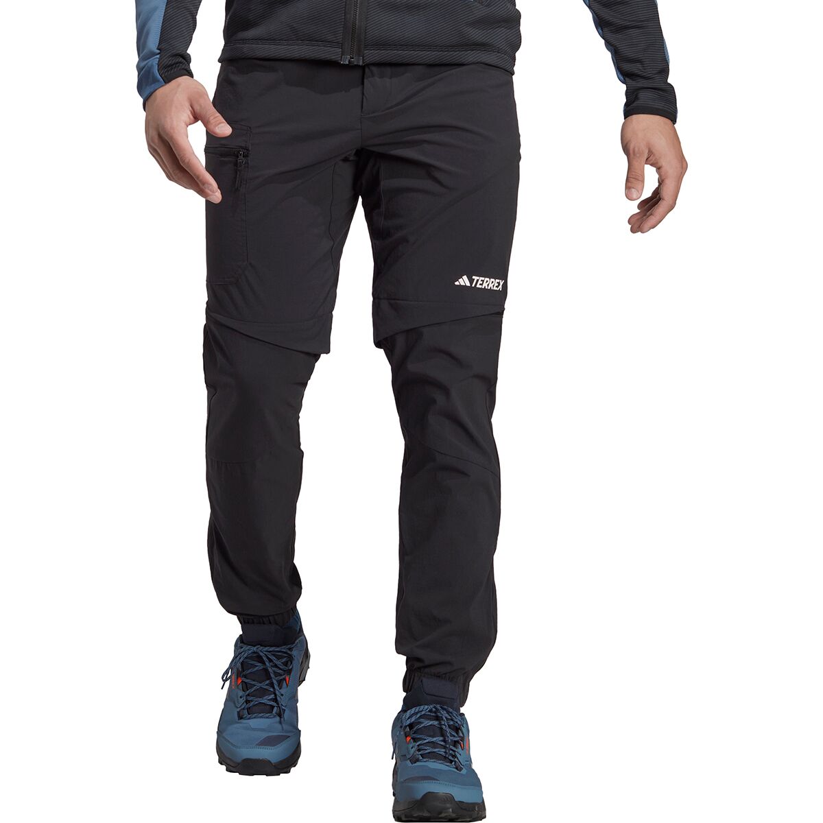 Image of Adidas TERREX Utilitas Hiking Zip Off Pants - Men's Black, S/Reg