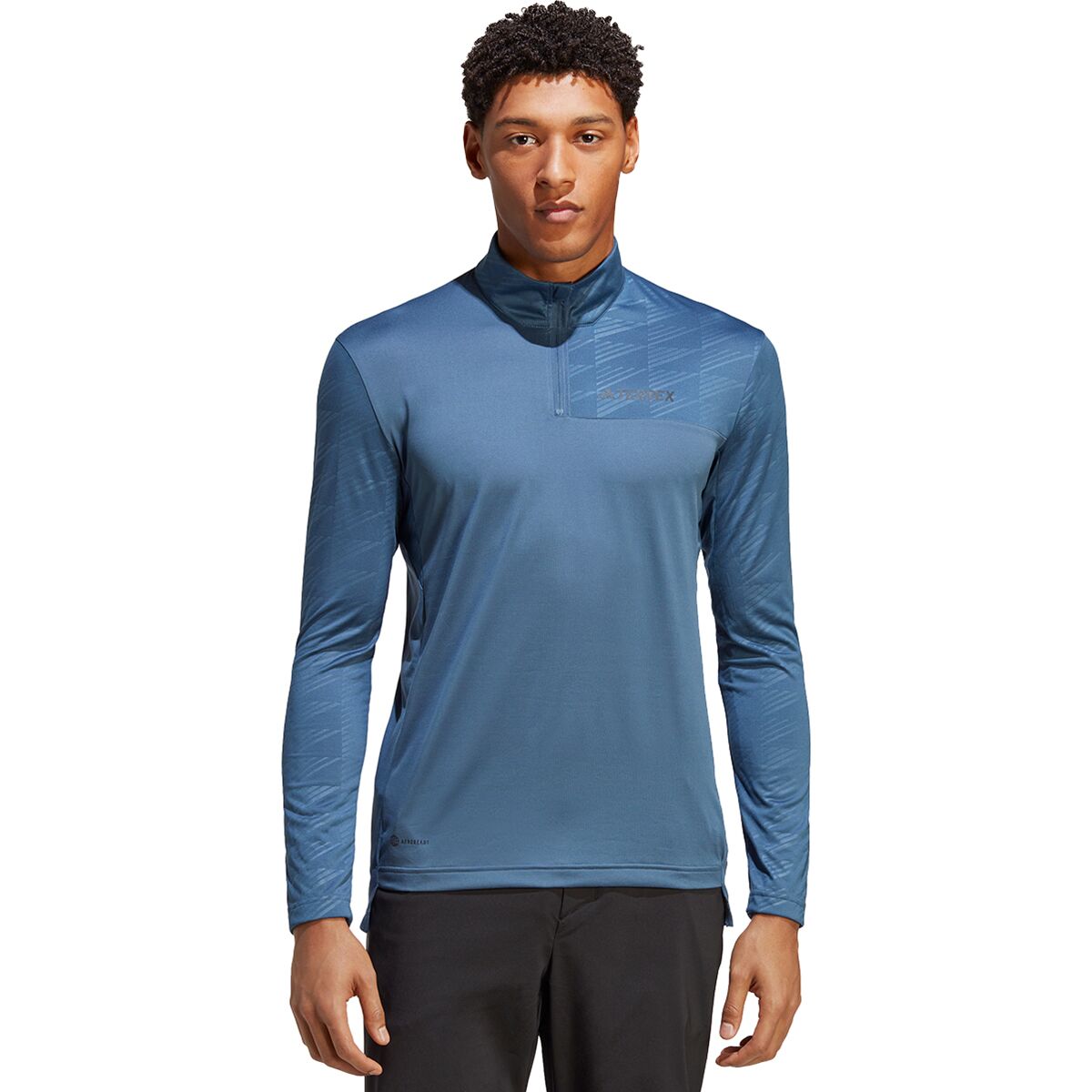 Adidas TERREX Adidas TERREX Terrex Multi 1/2-Zip Long-Sleeve Shirt - Men's Wonder Steel, XXL