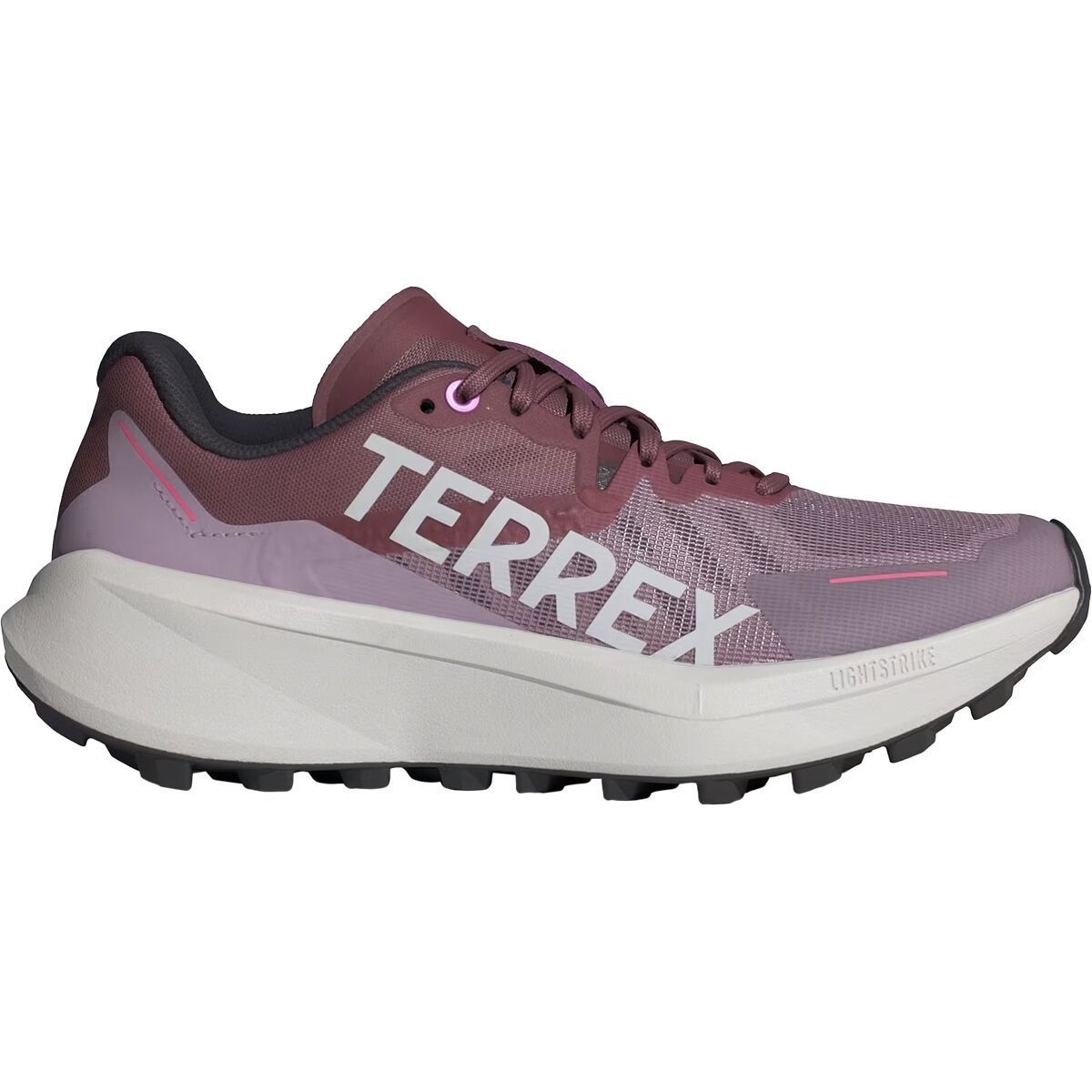 Adidas TERREX Terrex Agravic 3 Trail Running Shoe - Women's Preloved Fig/Grey One/Pink Fusion, 9.0
