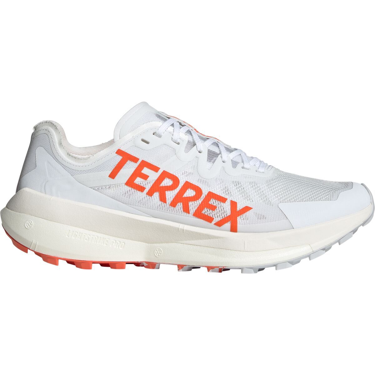 Adidas TERREX Terrex Agravic Speed Trail Running Shoe - Men's Dash Grey/Impact Orange/Ftwr White, 9.5