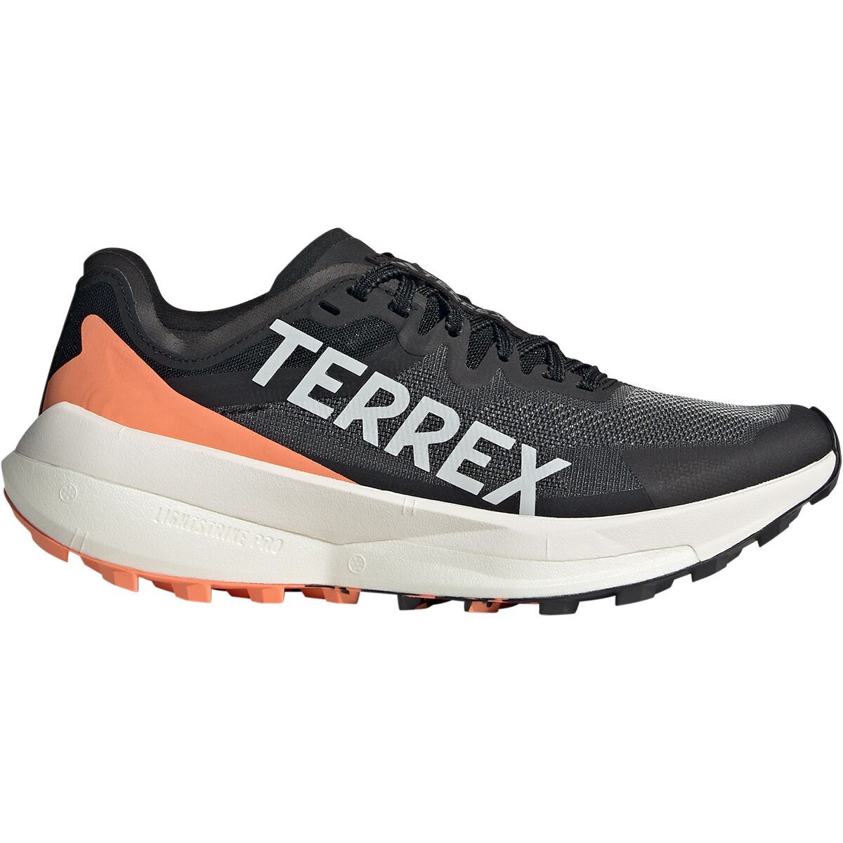 Adidas TERREX Terrex Agravic Speed Trail Running Shoe - Women's Core Black/Grey One/Amber Tint, 7.0
