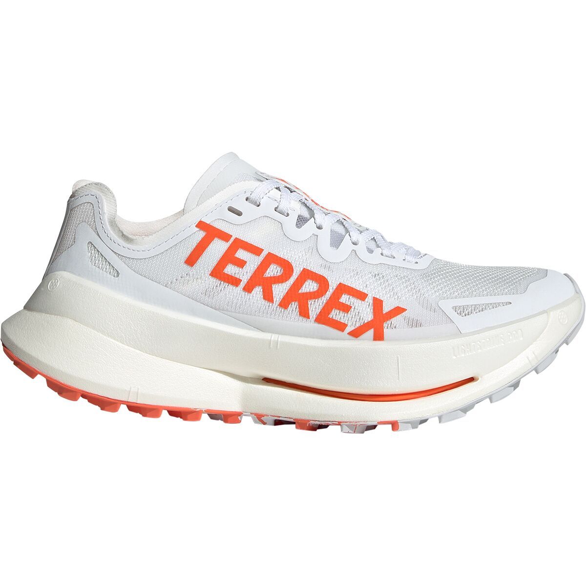 Image of Adidas TERREX Terrex Agravic Speed Trail Running Shoe - Women's Ftwr White/Impact Orange/Dash Grey, 10.0