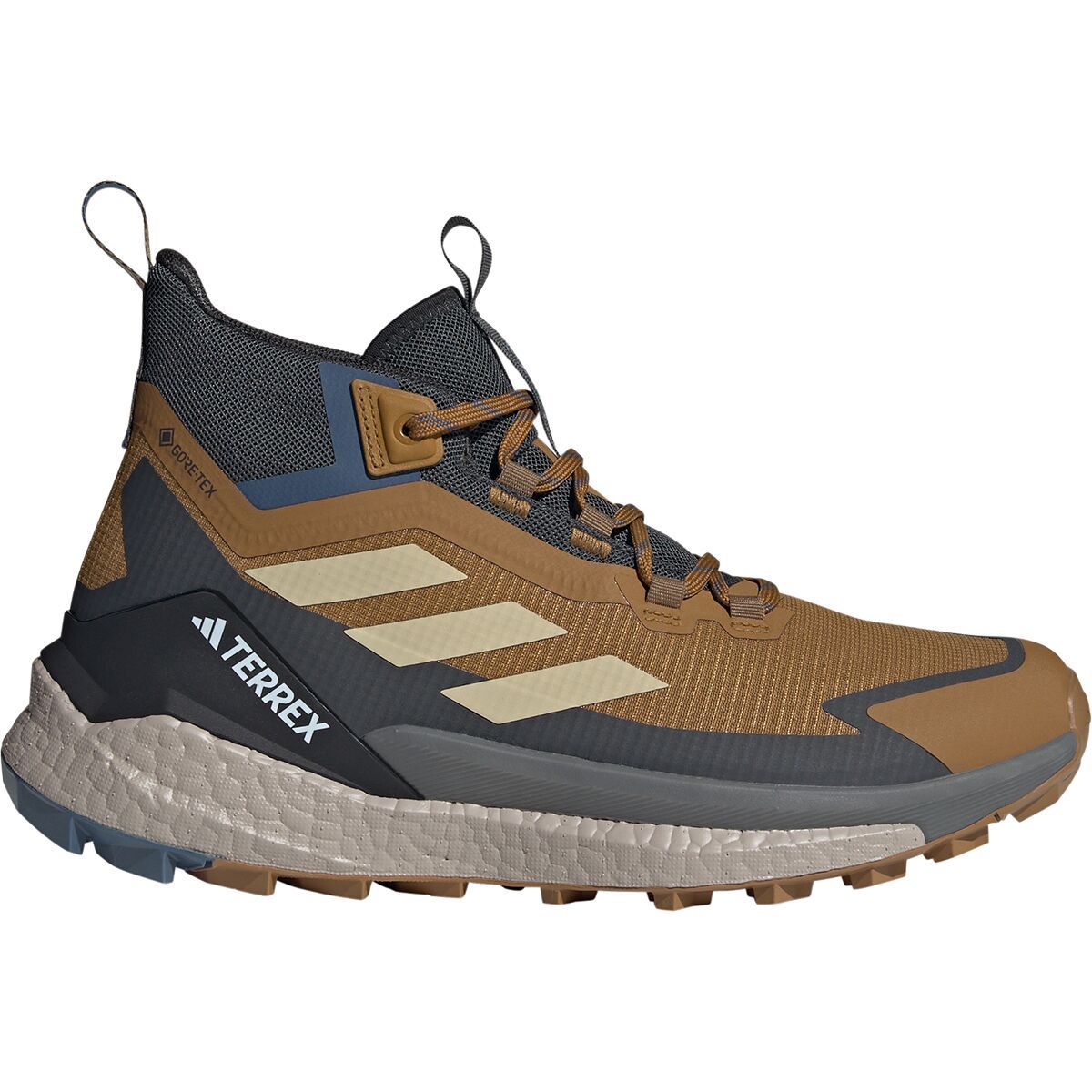 Image of Adidas TERREX Terrex Free Hiker 2 GTX Hiking Boot - Men's Bronze Strata/Savannah/Carbon, 12.0