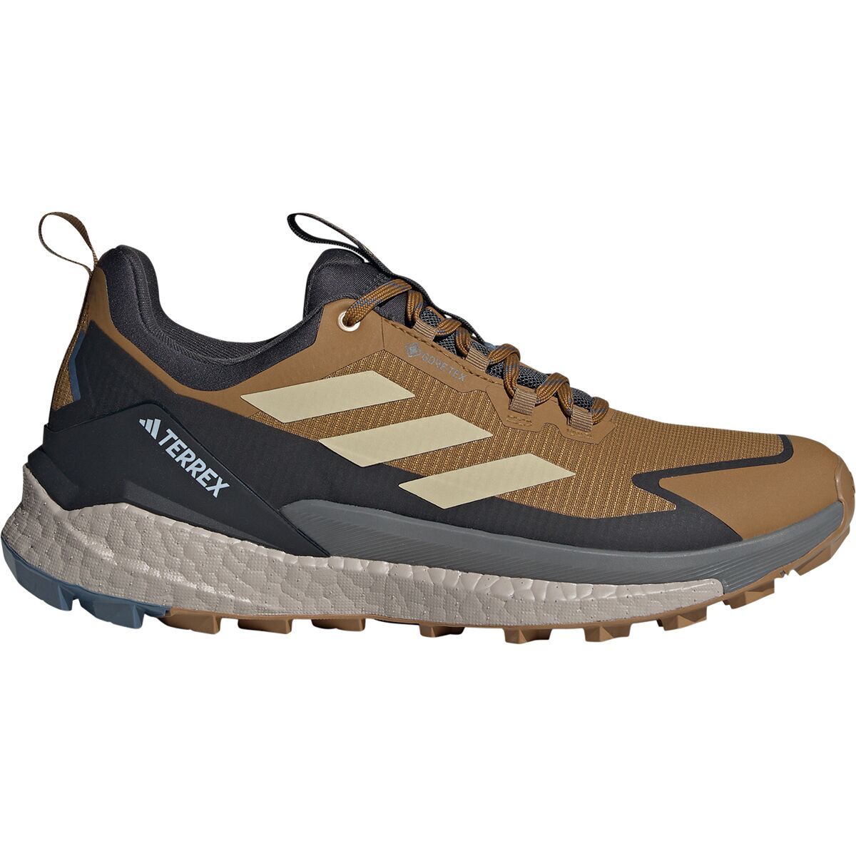 Image of Adidas TERREX Terrex Free Hiker 2 Low GTX Shoe - Men's Bronze Strata/Savannah/Carbon, 9.5