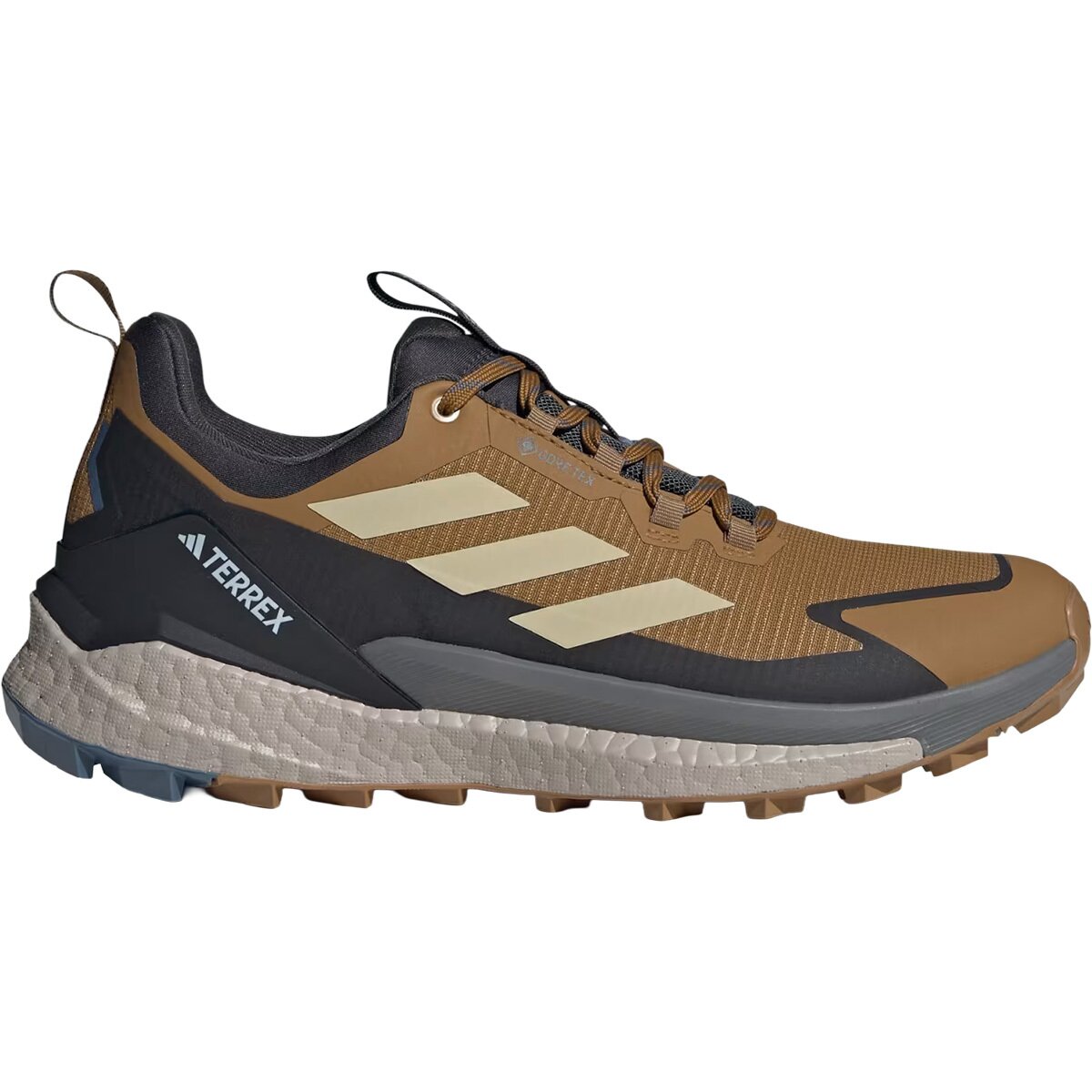 Image of Adidas TERREX Terrex Free Hiker 2 Low GTX Shoe - Men's Bronze Strata/Savannah/Carbon, 10.5