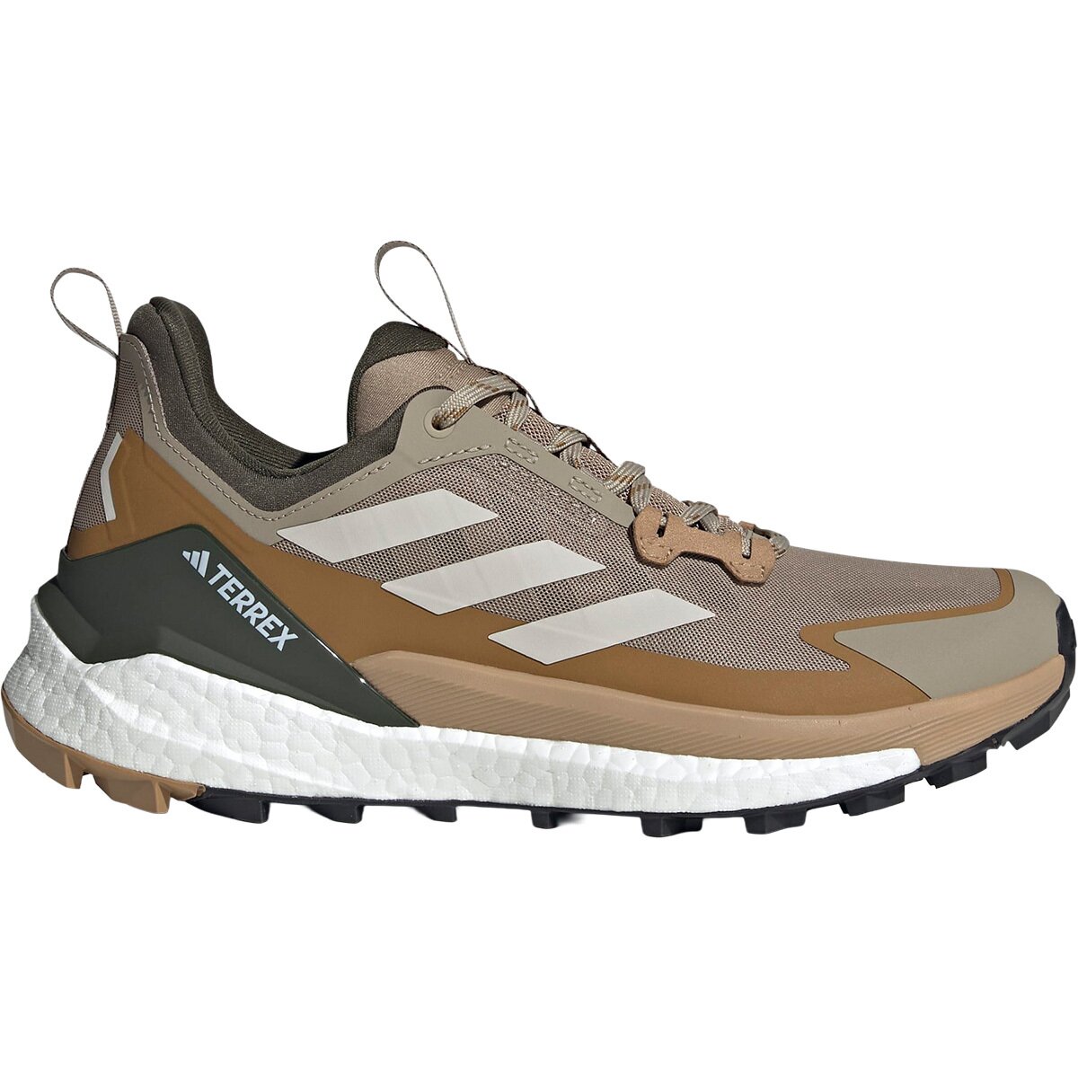Image of Adidas TERREX Free Hiker 2 Low Hiking Shoe - Men's Blanch Cargo/Wonder Alumina, 11.5