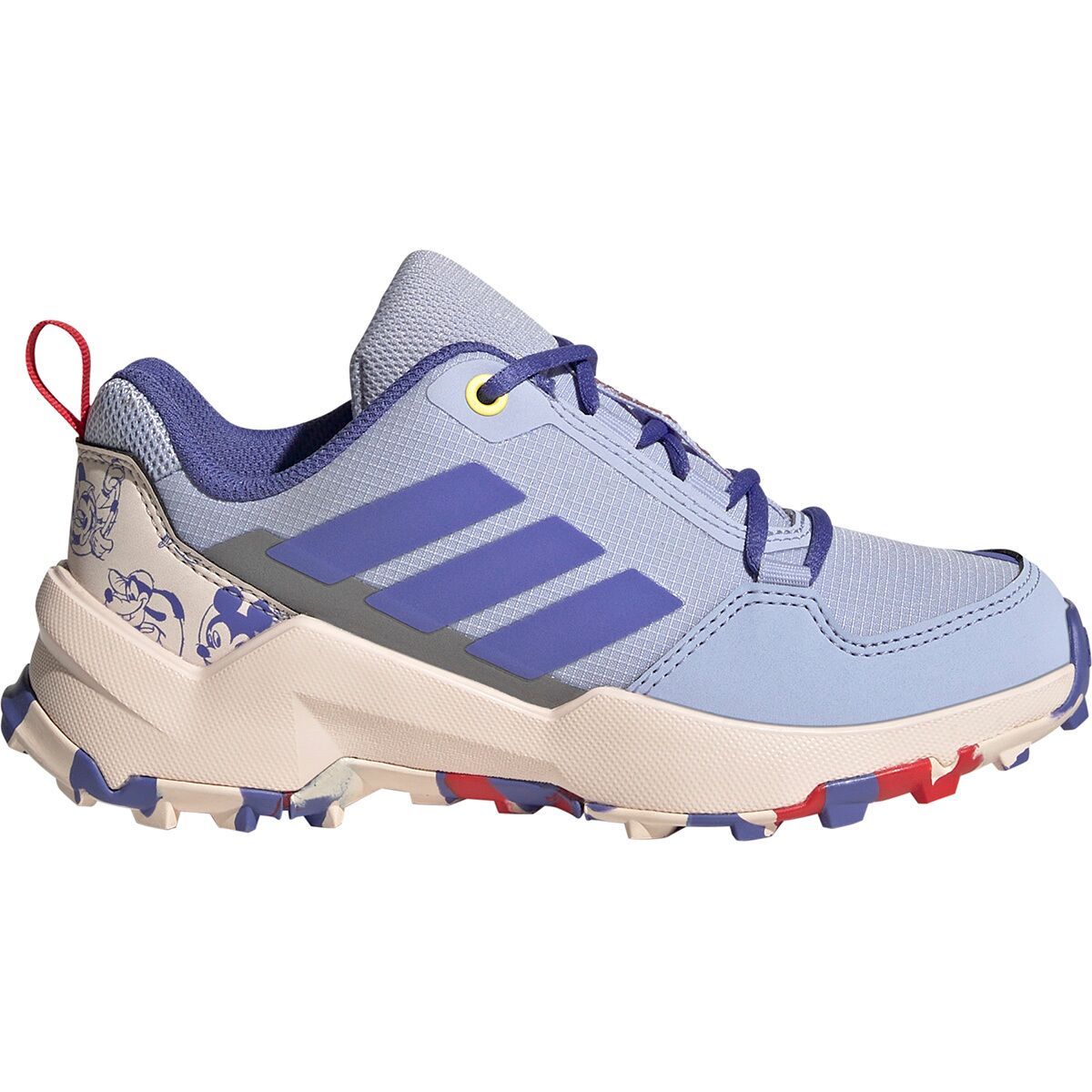 Image of Adidas TERREX Terrex AX4R Disney Hiking Shoe - Little Kids' Violet Tone/Semi Cobalt Blue/Pure Ruby, 13.0