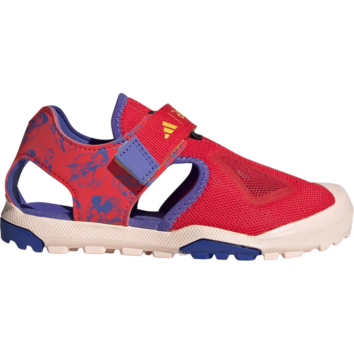 Image of Adidas TERREX Terrex Captain Toey 2.0 DSN Sandal - Little Kids' Pure Ruby/Violet Tone/Semi Cobalt Blue, 12.0