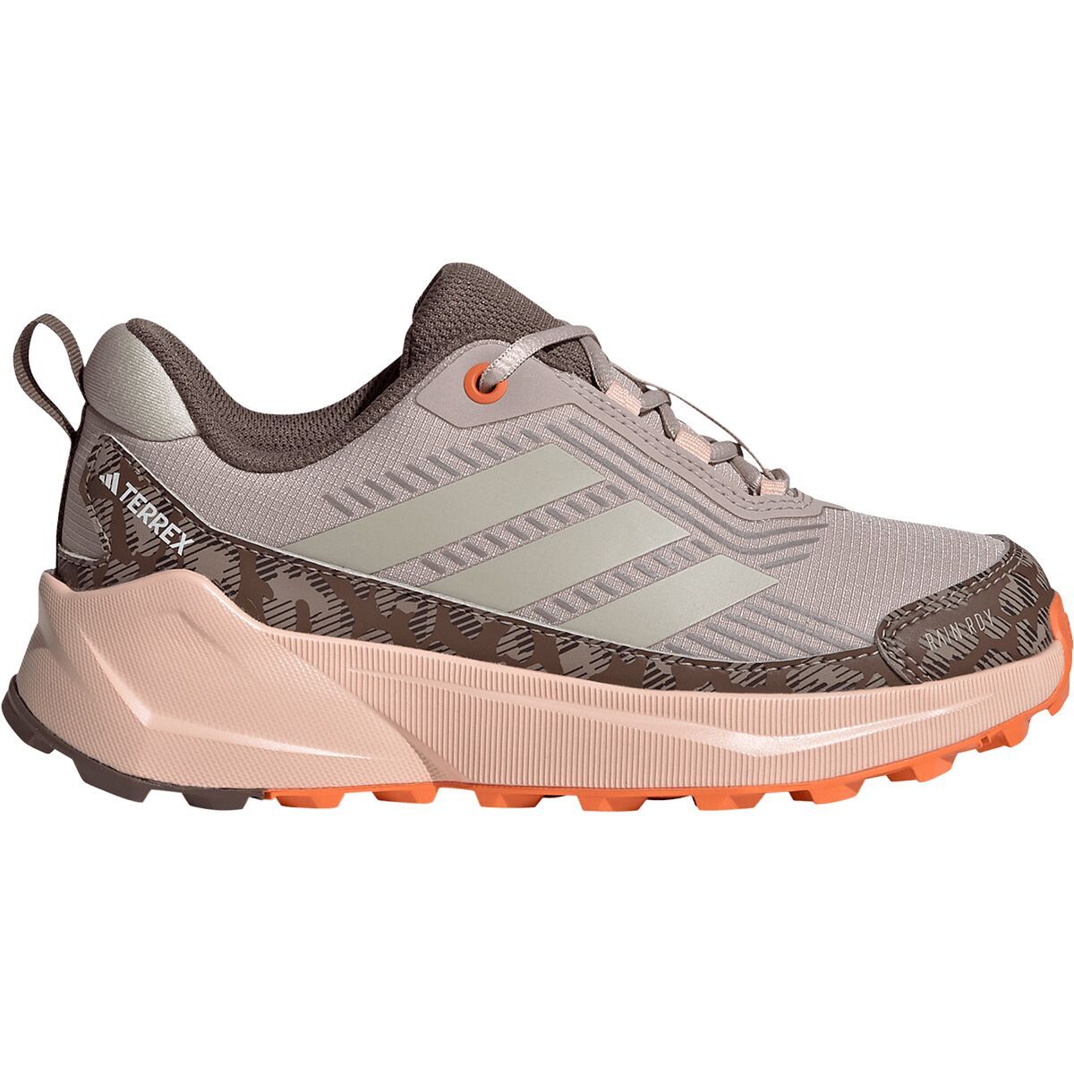 Image of Adidas TERREX Terrex Trailmaker 2 CP Hiking Shoe - Kids' Wonder Taupe/Wonder Alumina/Trace Brown, 2.0