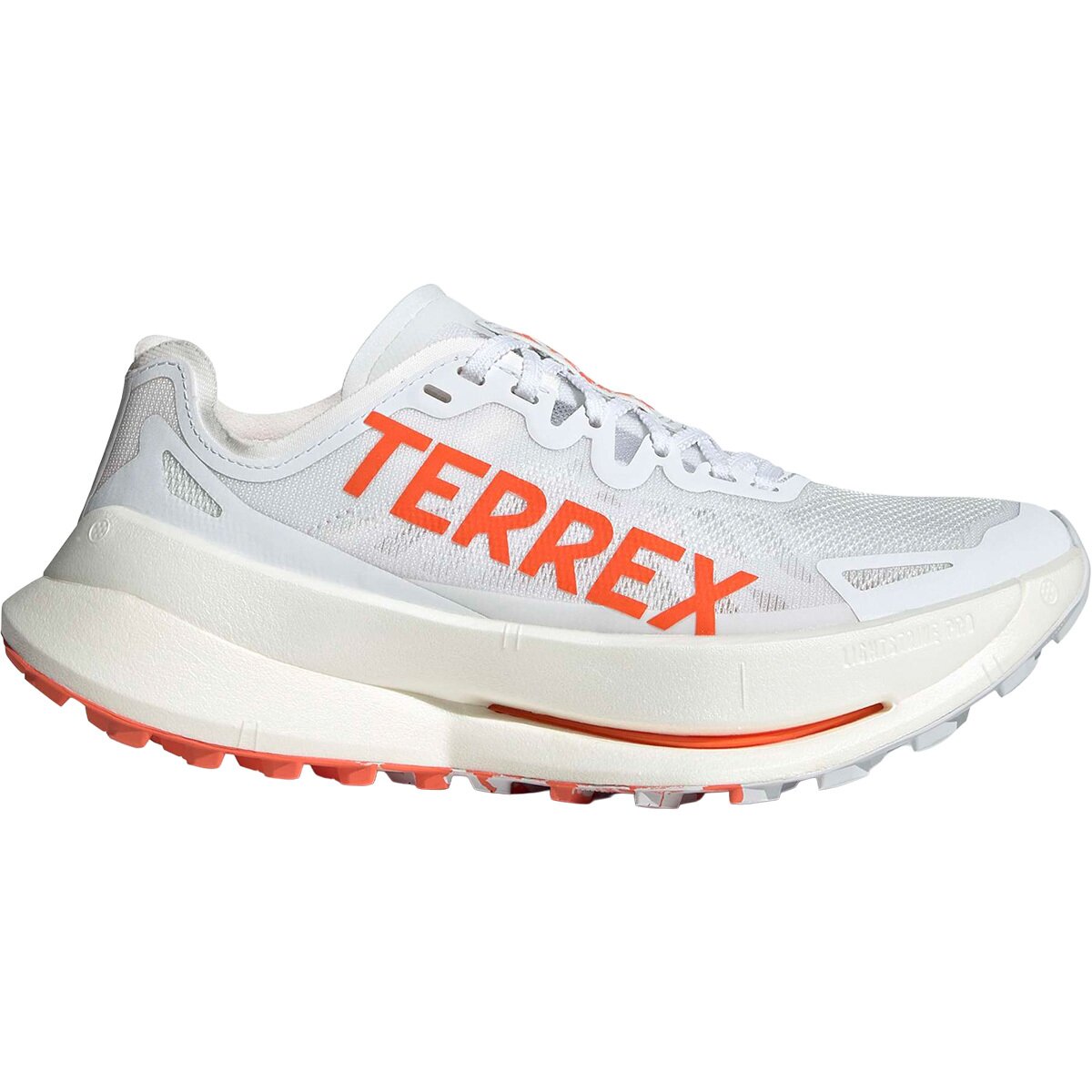 Image of Adidas TERREX Terrex Agravic Speed Ultra Trail Running Shoe - Women's Ftwr White/Impact Orange/Dash Grey, 6.0