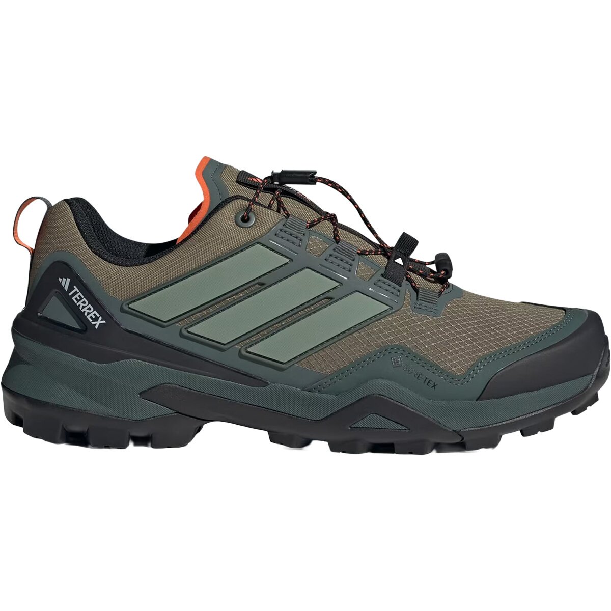 Image of Adidas TERREX Terrex Skychaser GTX Hiking Shoe - Men's Olive Strata/Silver Green/Core Black, 10.0