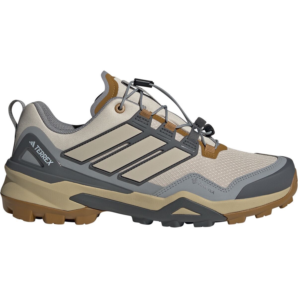 Image of Adidas TERREX Terrex Skychaser GTX Hiking Shoe - Men's Wonder Beige/Wonder Beige/Grey Six, 11.5