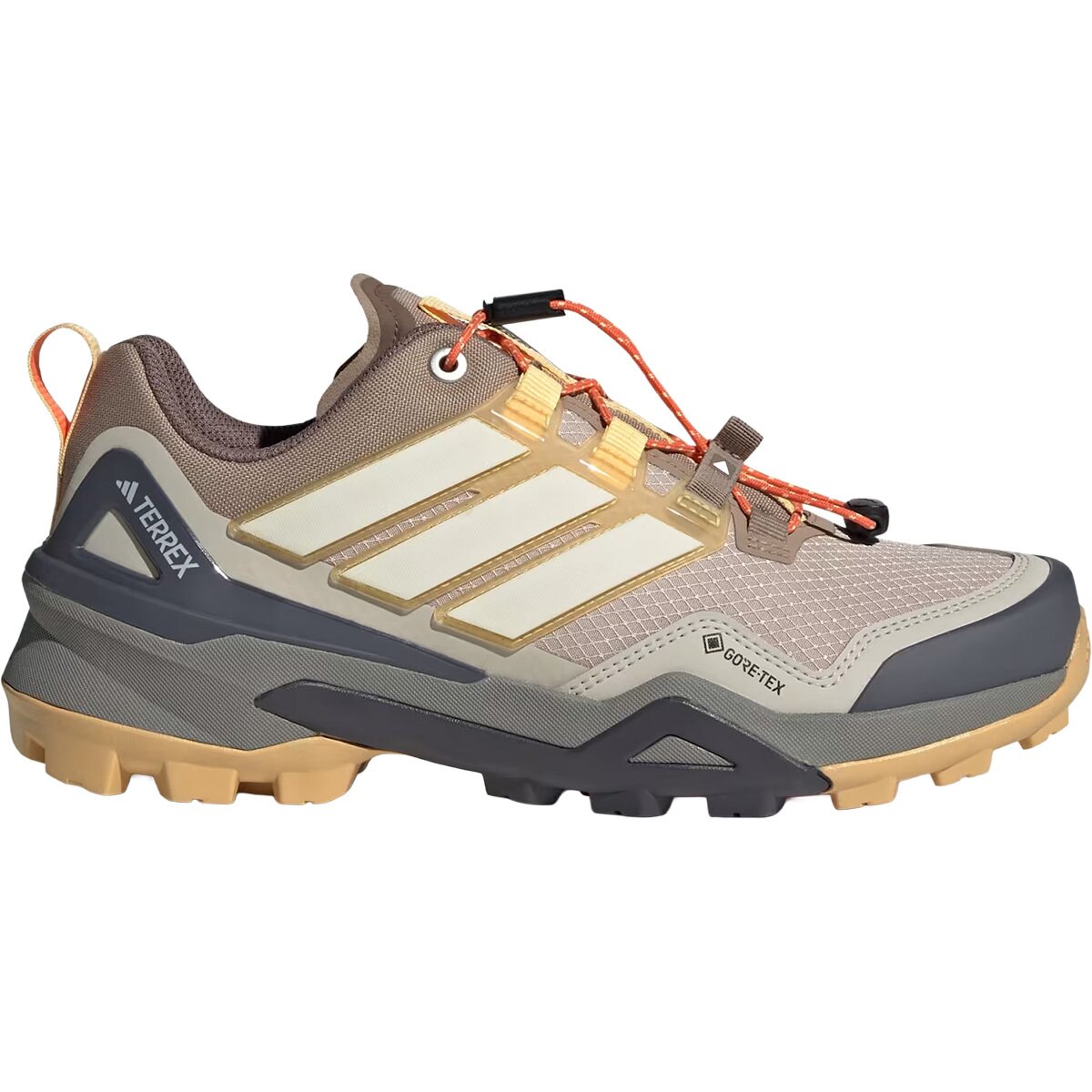 Image of Adidas TERREX Terrex Skychaser GTX Hiking Shoe - Women's Wonder Taupe/Off White/Ice Tangerine, 8.5