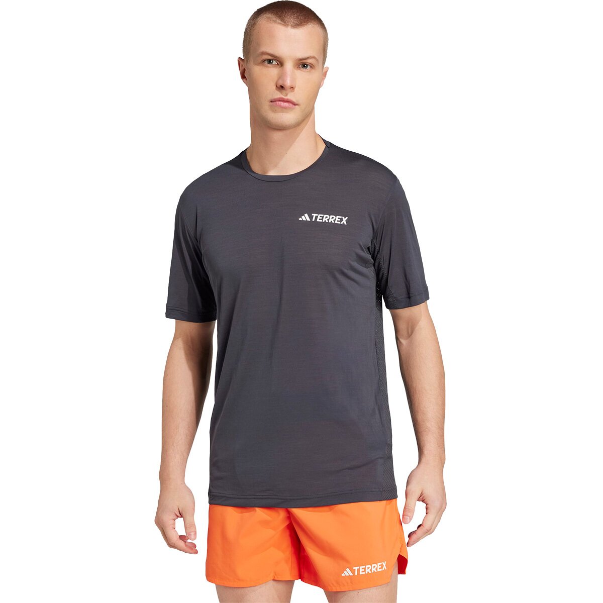 Image of Adidas TERREX Xperior T-Shirt - Men's Carbon, L