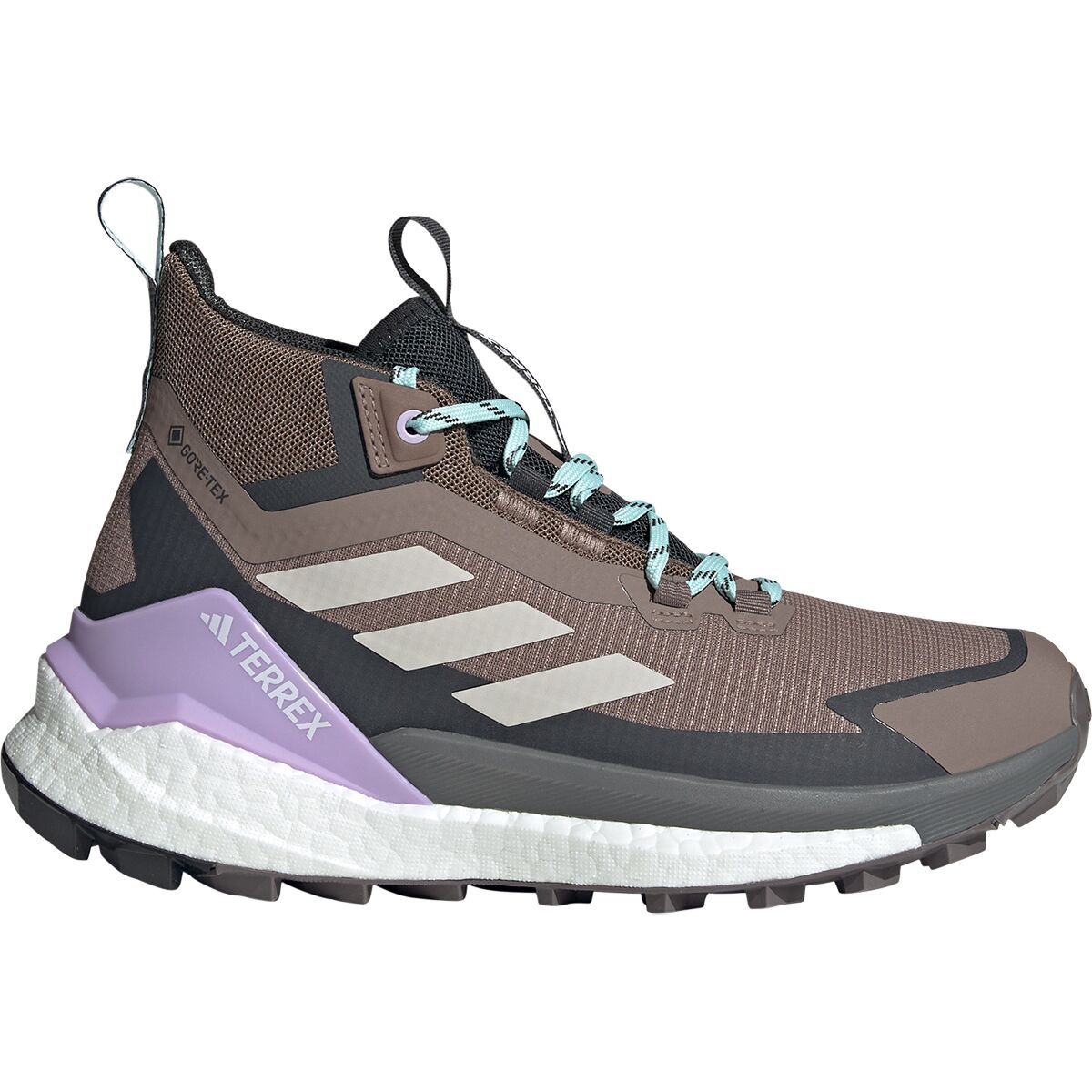 Image of Adidas TERREX Terrex Free Hiker 2 GTX Hiking Boot - Women's Trace Brown/Wonder Alumina/Carbon, 9.5