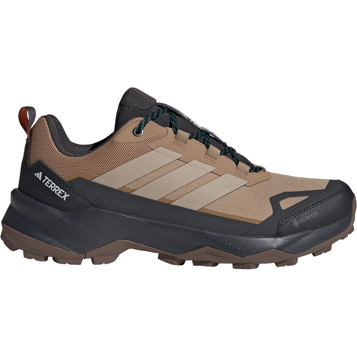 Image of Adidas TERREX Terrex Skychaser AX5 GTX Hiking Shoe - Men's Cardboard/Blanch Cargo, 10.5