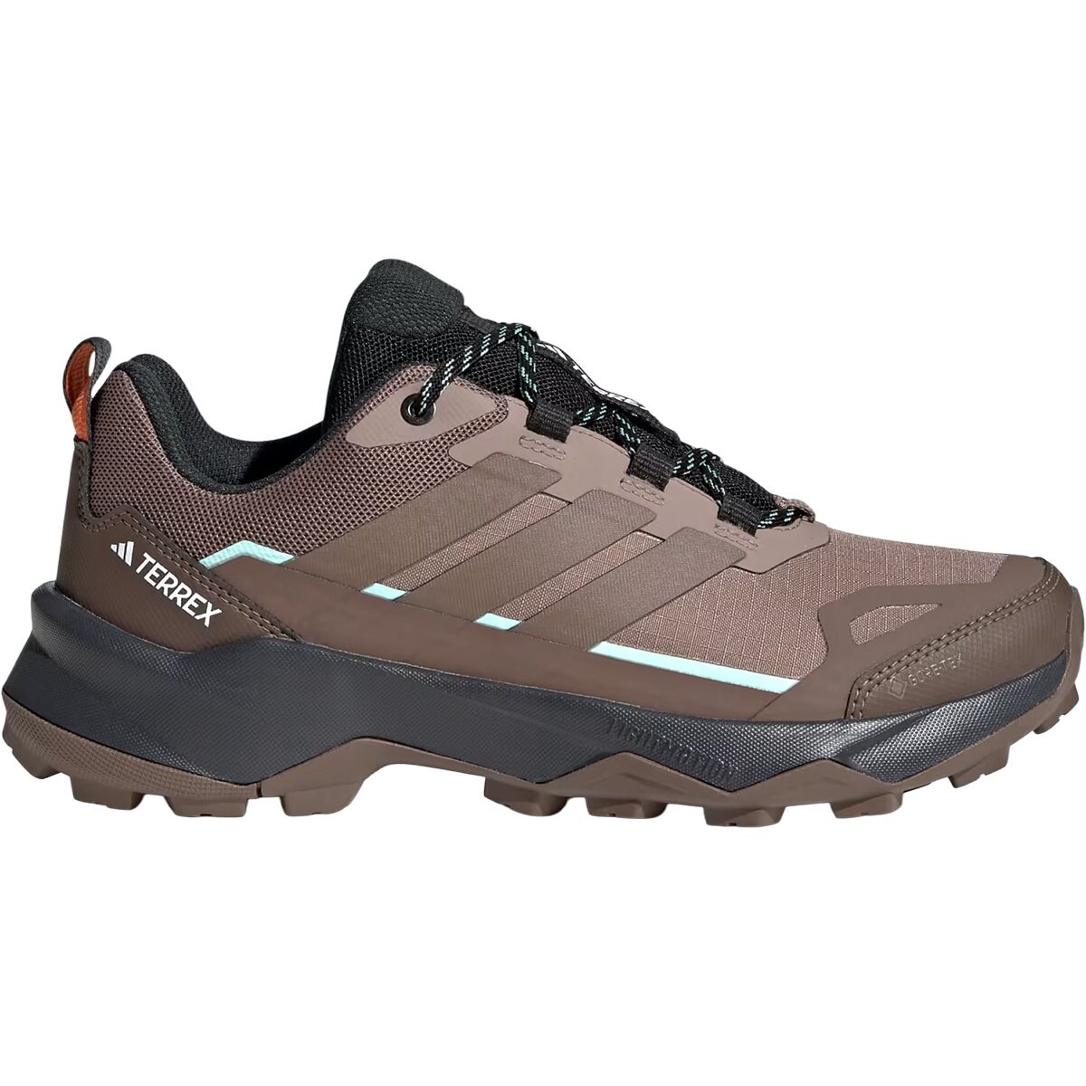Image of Adidas TERREX Terrex Skychaser AX5 GTX Hiking Shoe - Women's Trace Brown/Earth Strata, 8.0