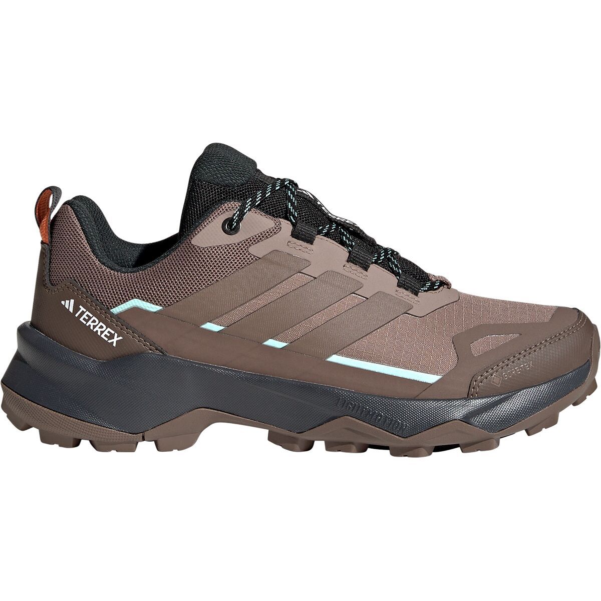 Image of Adidas TERREX Terrex Skychaser AX5 GTX Hiking Shoe - Women's Trace Brown/Earth Strata, 7.0