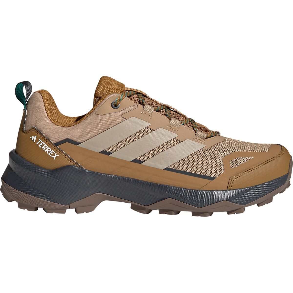 Image of Adidas TERREX Terrex Skychaser AX5 Hiking Shoe - Men's Cardboard/Blanch Cargo/Pure Teal, 10.0