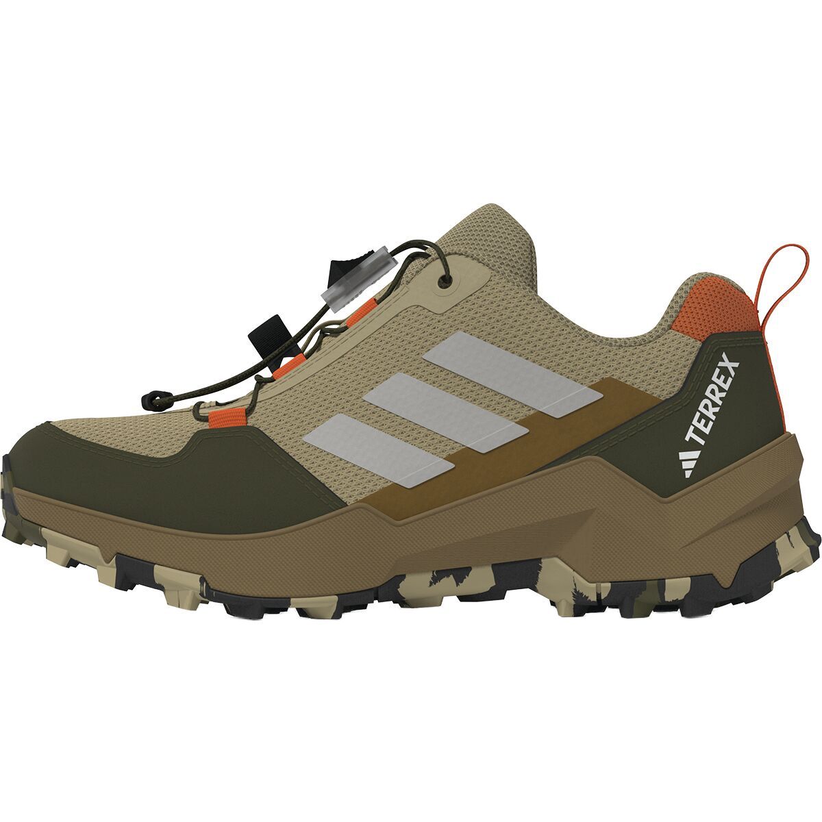 Adidas TERREX AX4S SL Shoe - Kids' Savannah/Wonder Alumina, 1.0