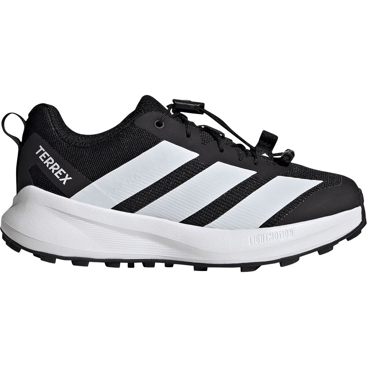 Image of Adidas TERREX Terrex Agravic Shoe - Kids' Core Black/Ftwr White/Semi Impact Orange, 6.0