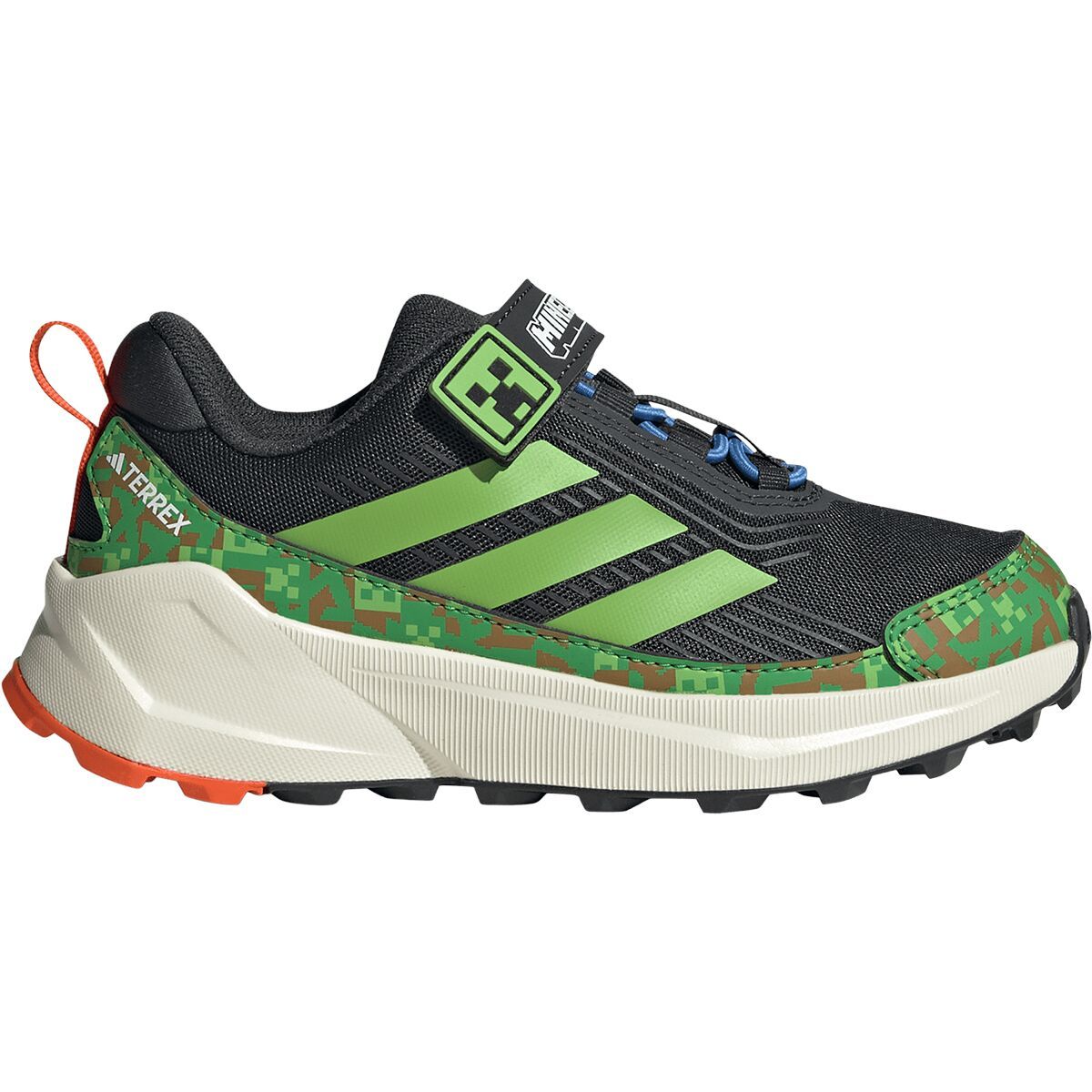 Image of Adidas TERREX Terrex Trailmaker 2 CF Mcft Shoe - Kids' Carbon/Semi Lucid Lime, 4.0