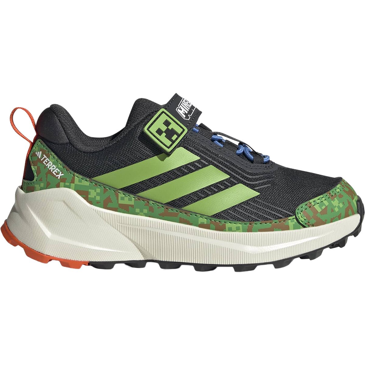Image of Adidas TERREX Terrex Trailmaker 2 CF Mcft Shoe - Little Kids' Carbon/Semi Lucid Lime, 11.0
