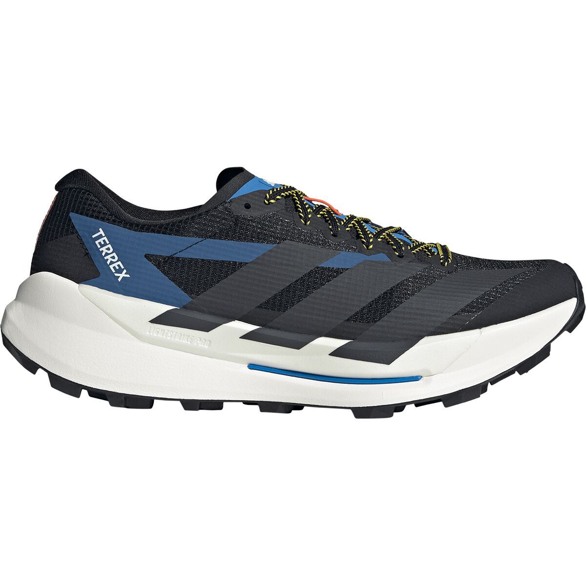Image of Adidas TERREX Terrex Agravic TT Trail Running Shoe - Men's Core Black/Carbon/Ray Blue, 10.0