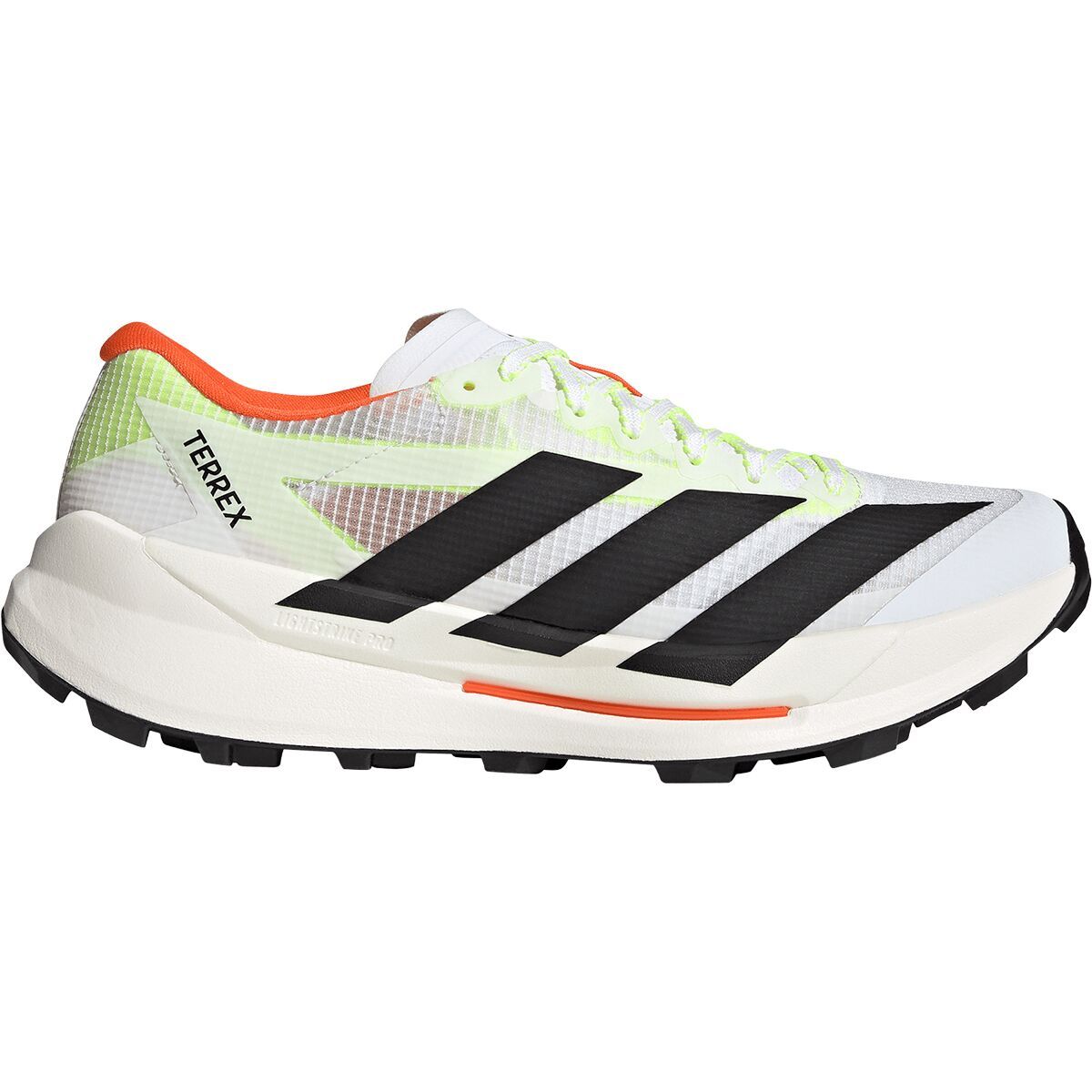 Image of Adidas TERREX Terrex Agravic TT Trail Running Shoe - Men's Ftwr White/Core Black/Impact Orange, 10.5
